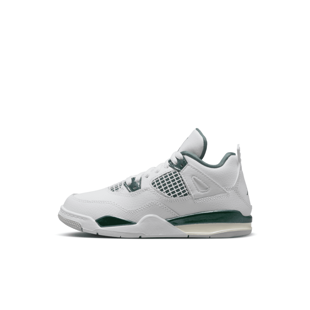 Jordan 4 Retro 'Oxidised Green' Younger Kids' Shoes