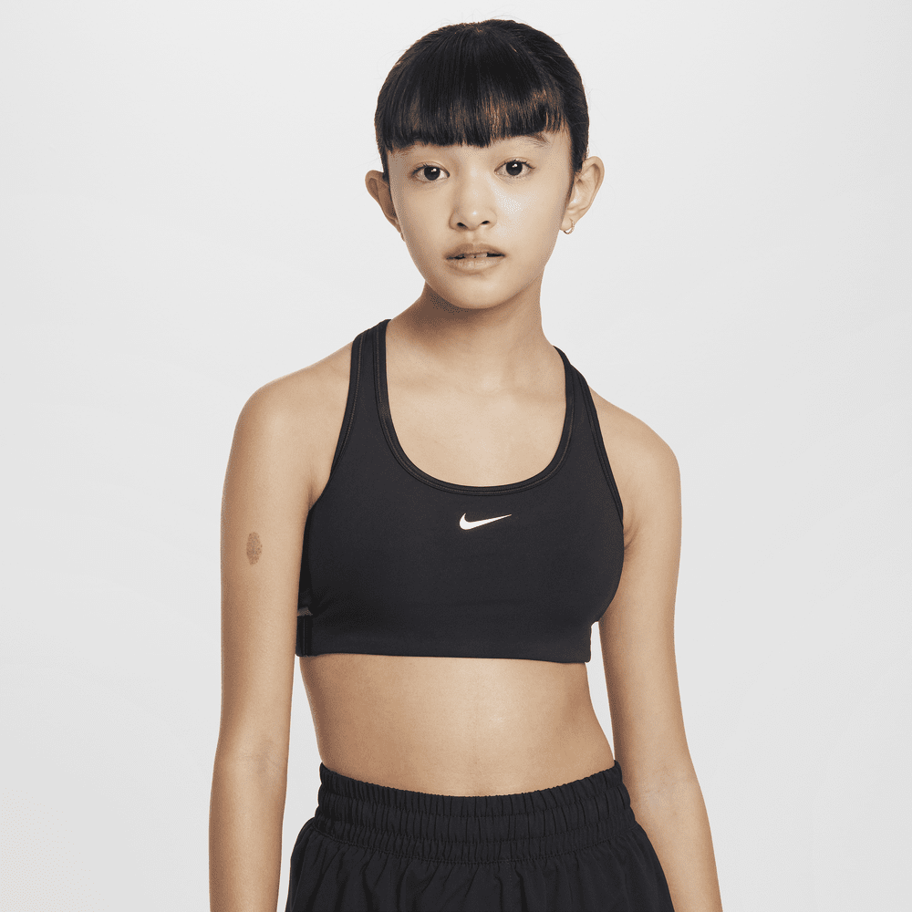 Nike Swoosh EasyOn Older Kids' (Girls') Sports Bra