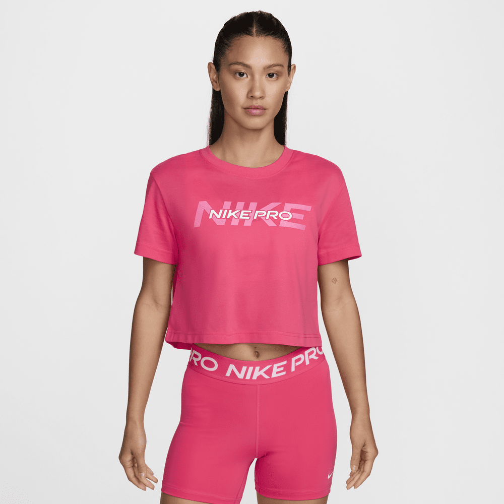 Nike Pro Women's Short-Sleeve Cropped T-Shirt