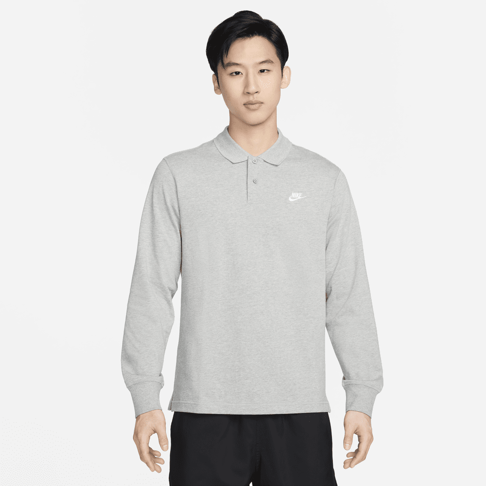 Nike Club Men's Long-Sleeve Knit Polo Shirt