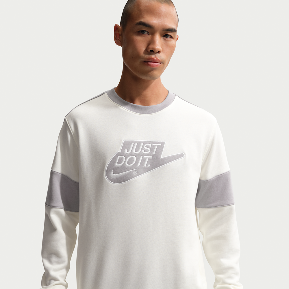 Nike Sportswear Club Men's French-Terry Crew-Neck Sweatshirt