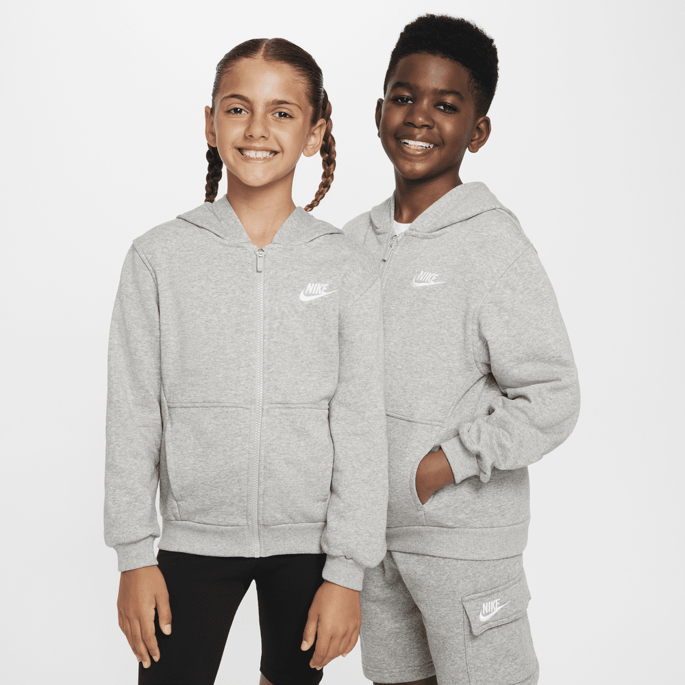 Nike Club Fleece Older Kids' French Terry Full-Zip Hoodie