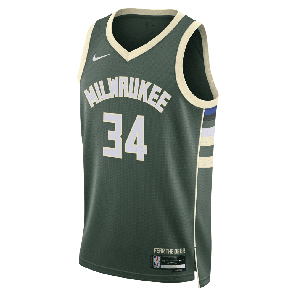 Milwaukee Bucks Icon Edition 2022/23 Men's Nike Dri-FIT NBA Swingman Jersey