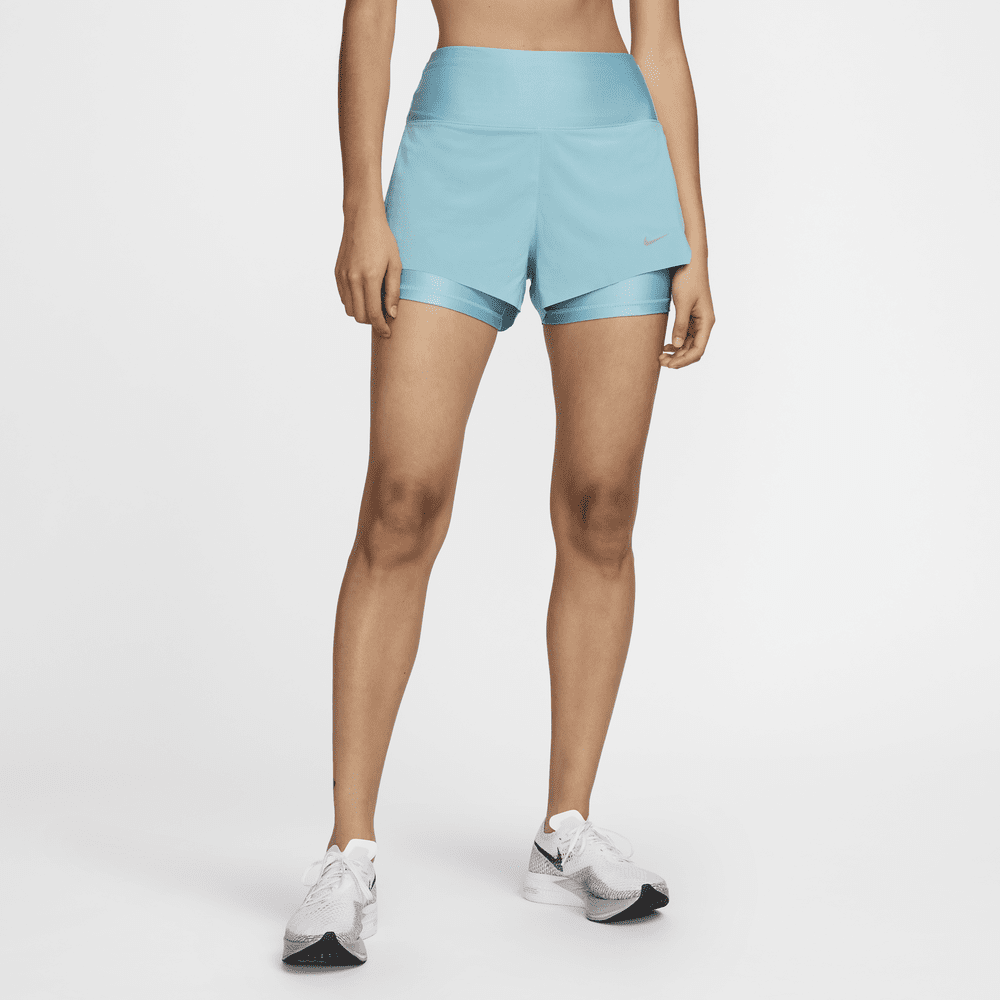 Nike Dri-FIT Swift Women's Mid-Rise 8cm (approx.) 2-in-1 Running Shorts with Pockets