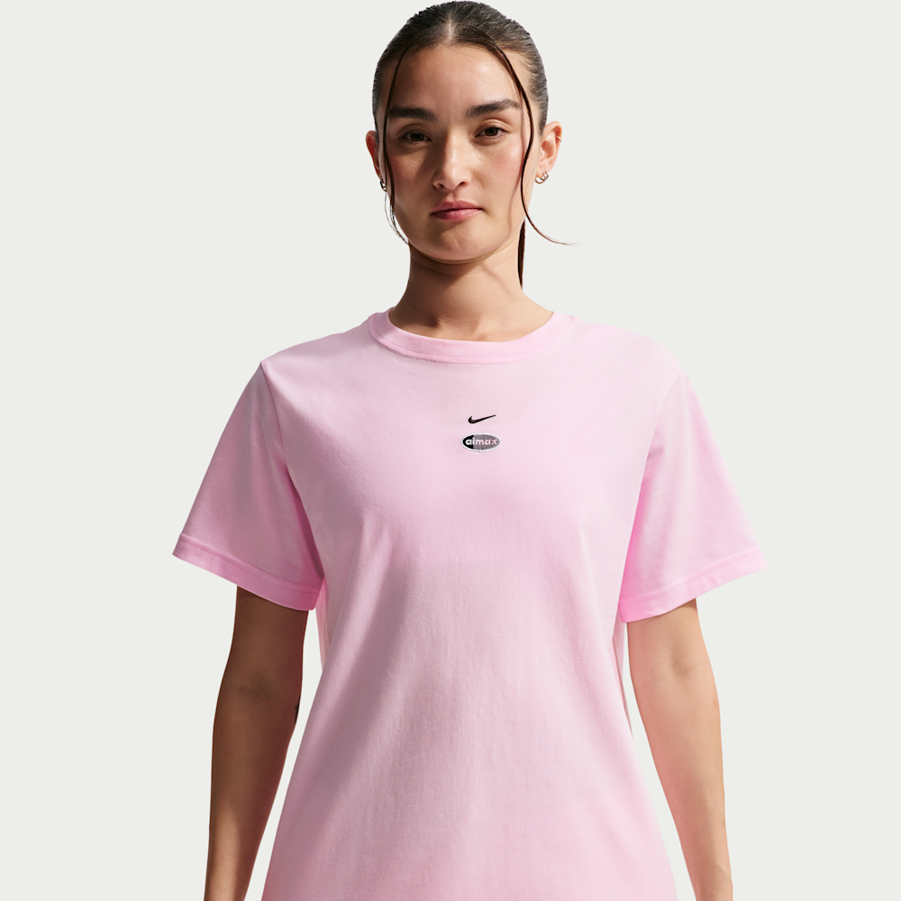 Nike Sportswear Air Max Women's Oversized Short-sleeved T-shirt In Pink