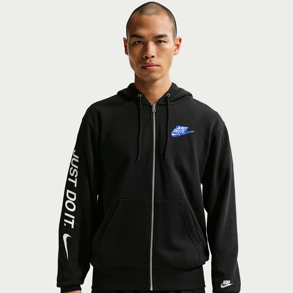 Nike Sportswear Club Men's French Terry Full-zip Hoodie In Multi