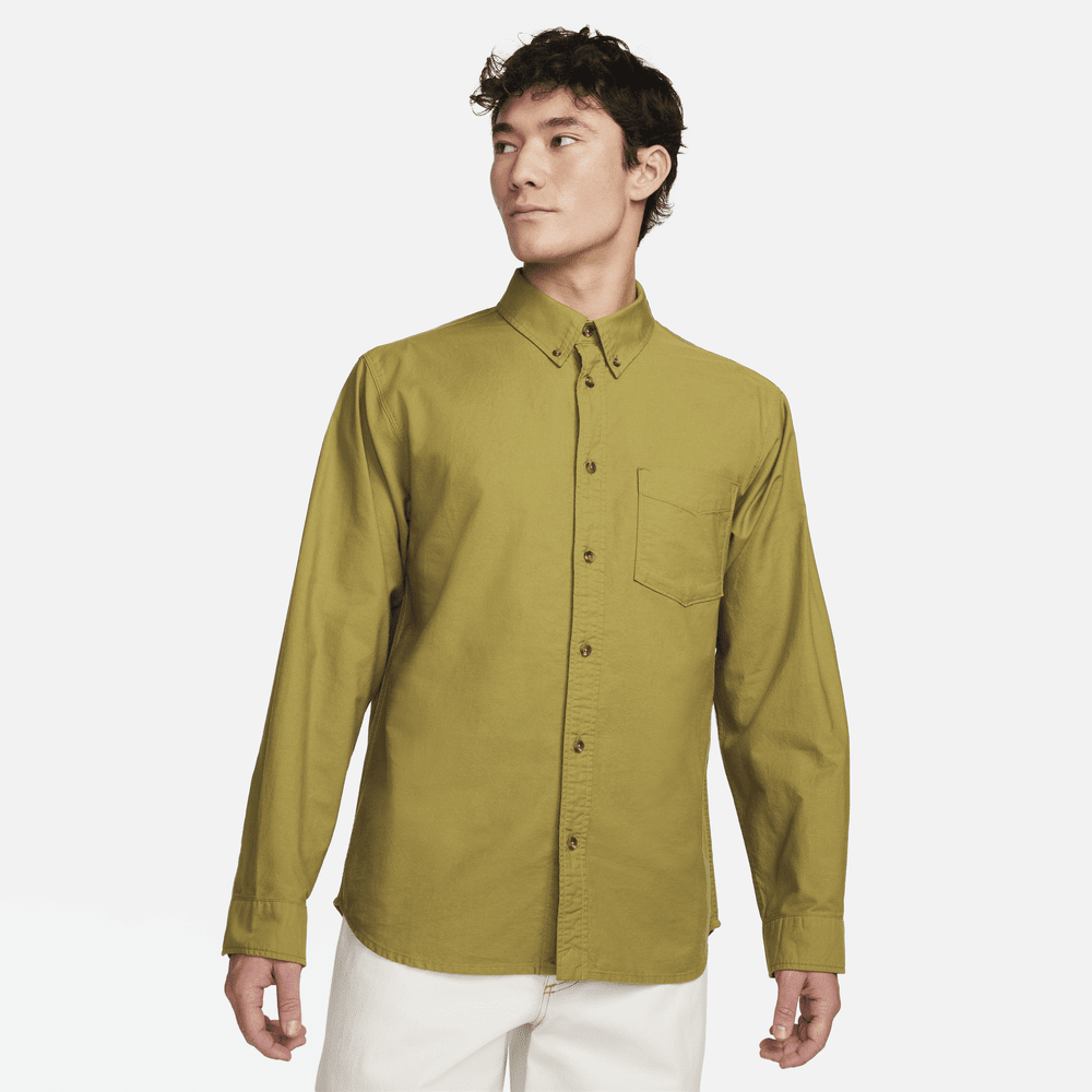 Nike Life Men's Long-Sleeve Oxford Button-Down Shirt