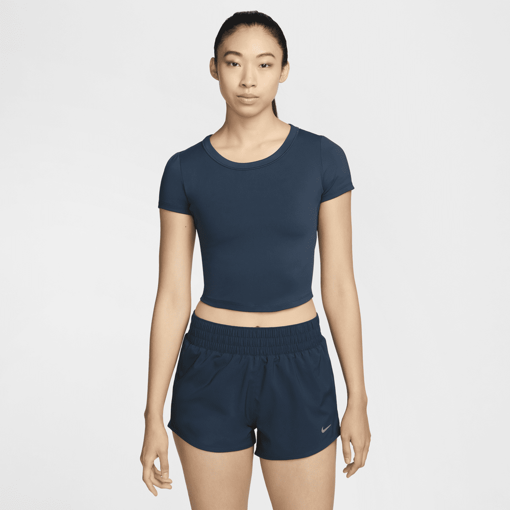 Nike One Fitted Women's Dri-FIT Short-Sleeve Cropped Top