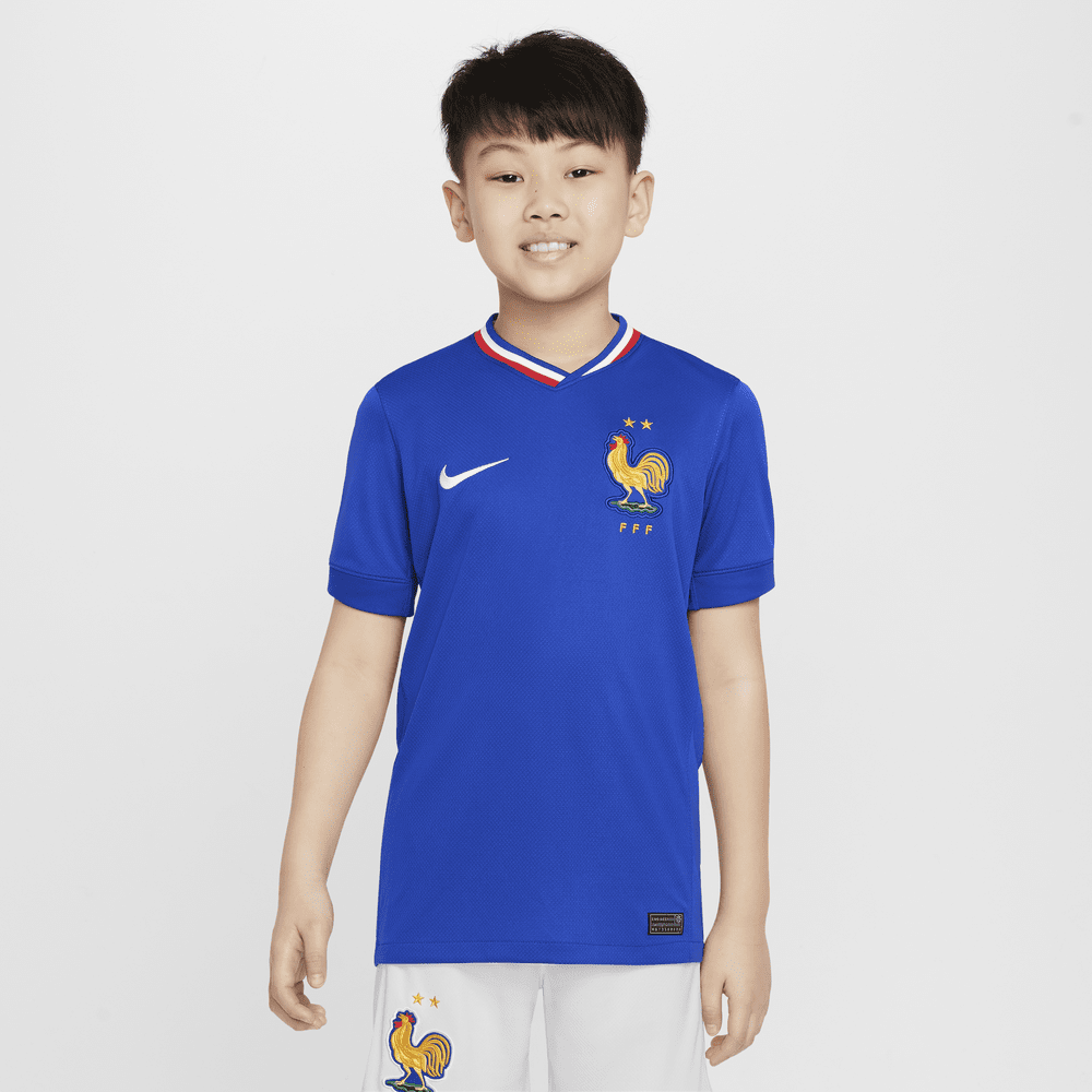 Nike FFF (Men's Team) 2024/25 Stadium Home Older Kids' Nike Dri-FIT Football Replica Shirt