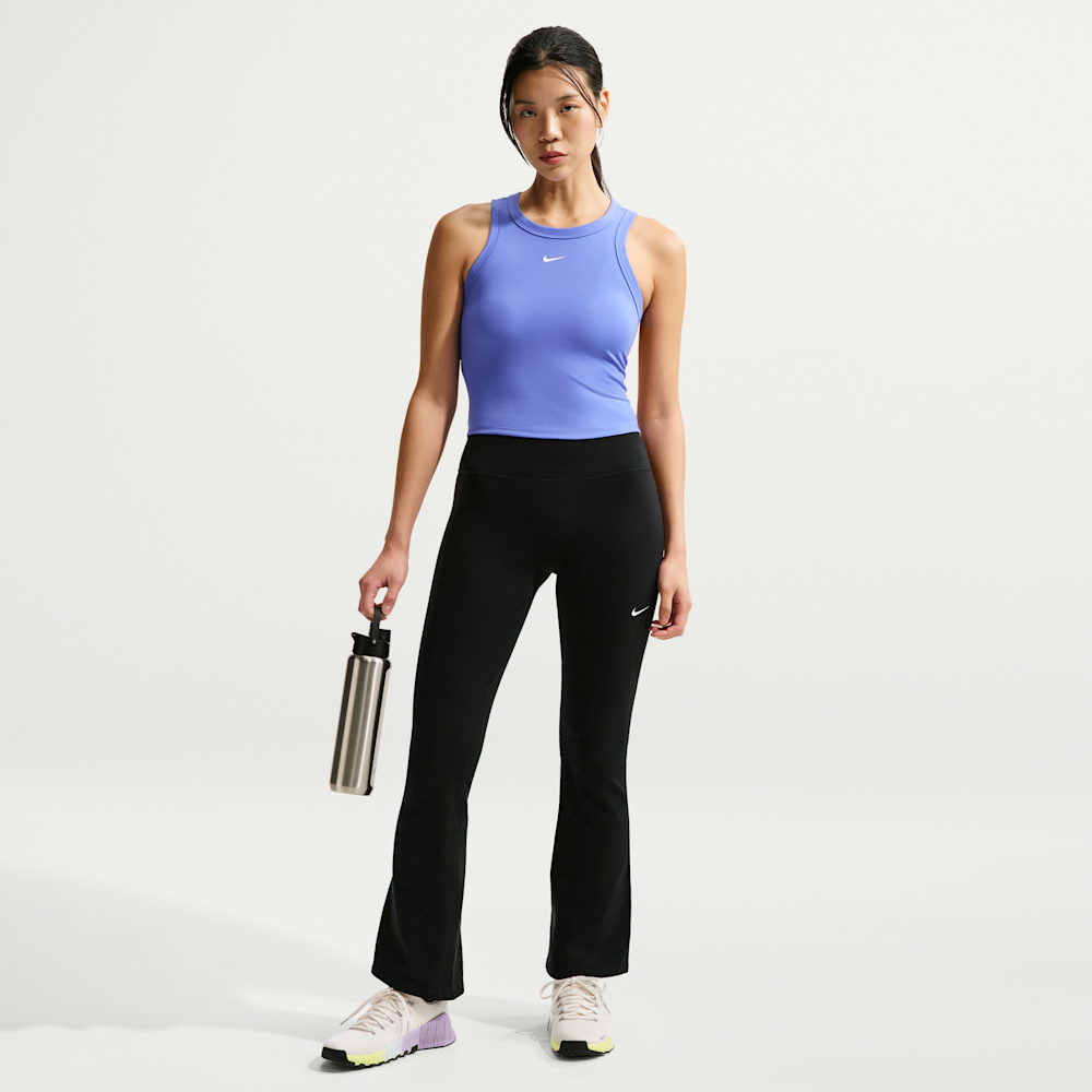 Nike One Women's High-waisted Flared Leggings In Black
