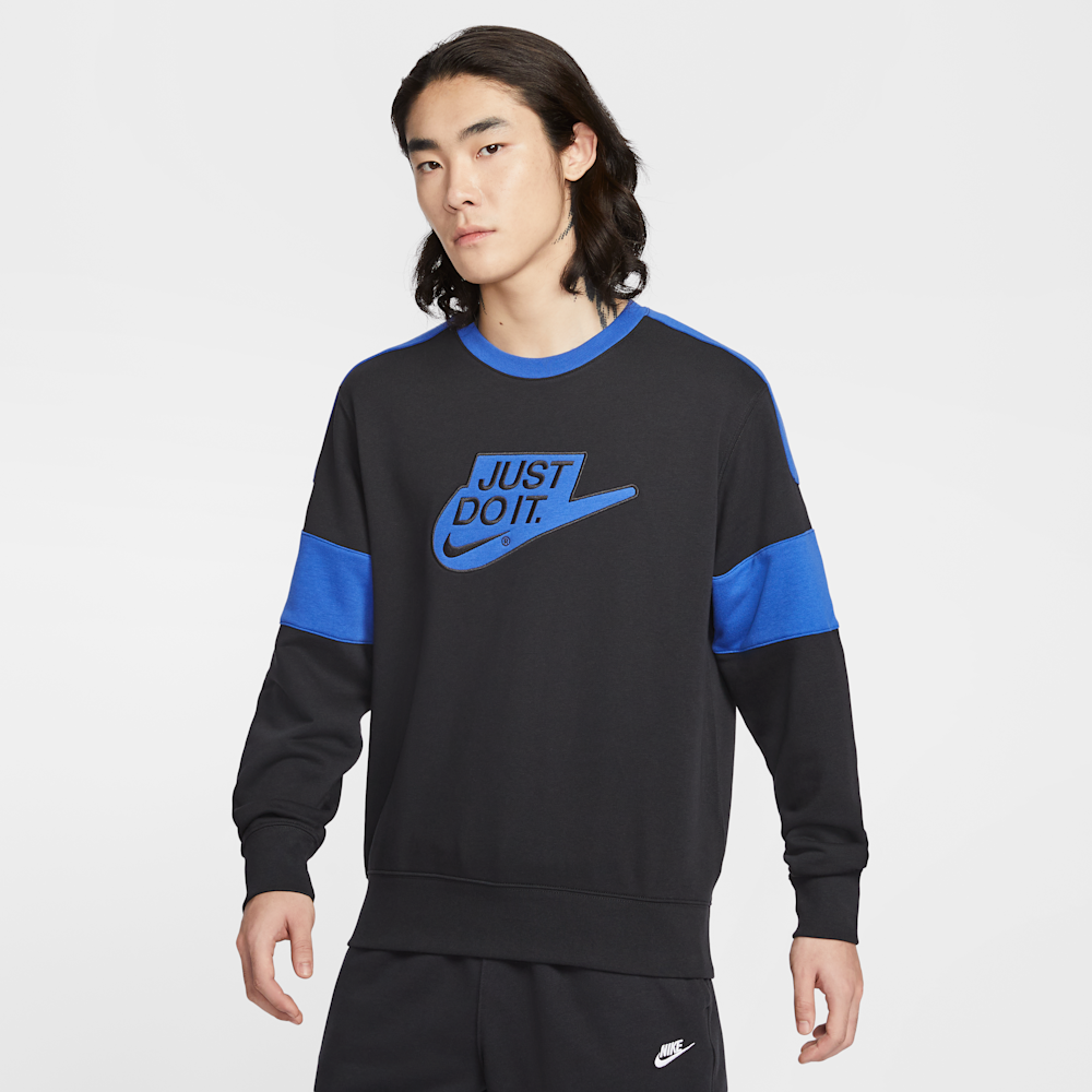 Nike Sportswear Club Men's French-Terry Crew-Neck Sweatshirt