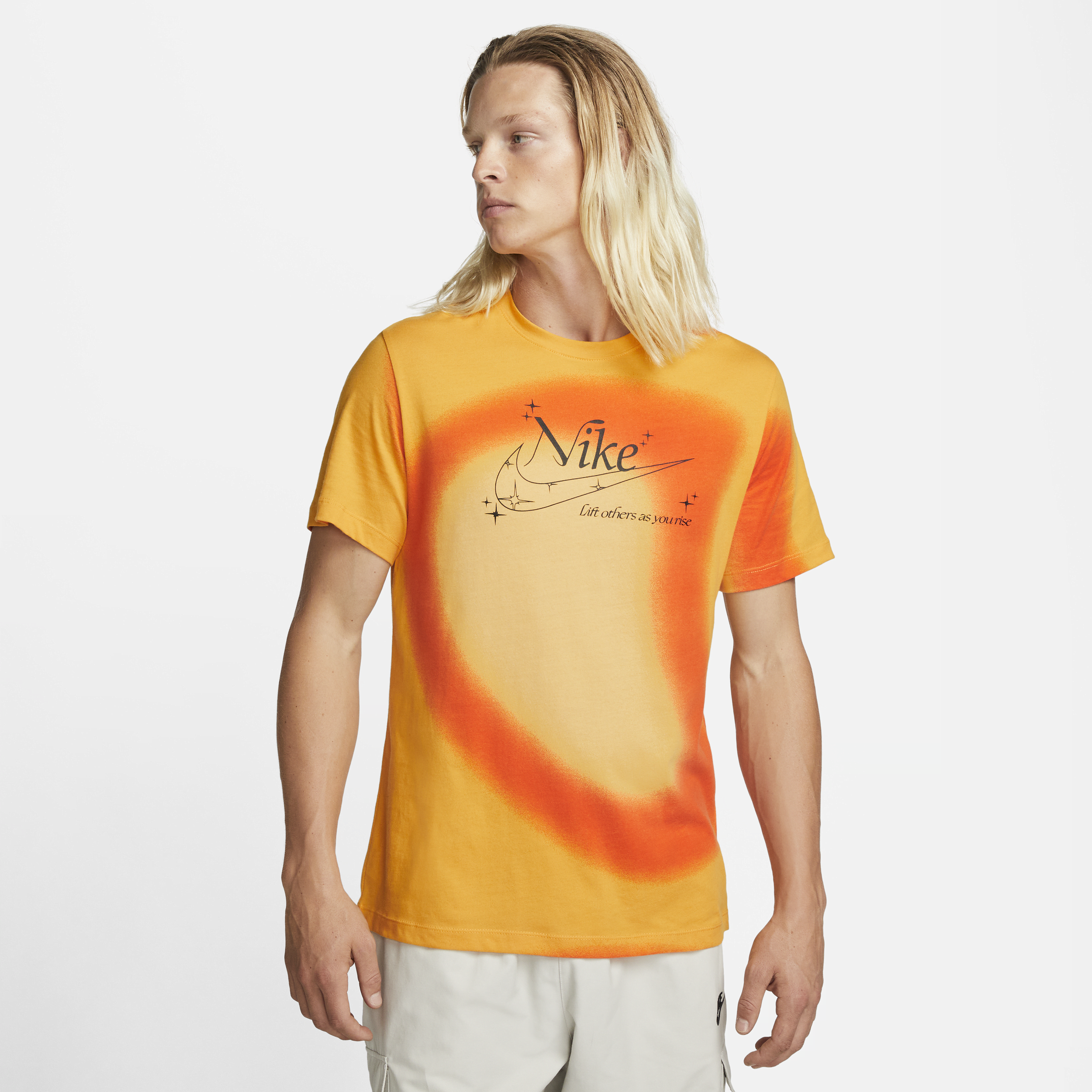 Nike, Shirts, Nike Graphic Tee Brownyellow