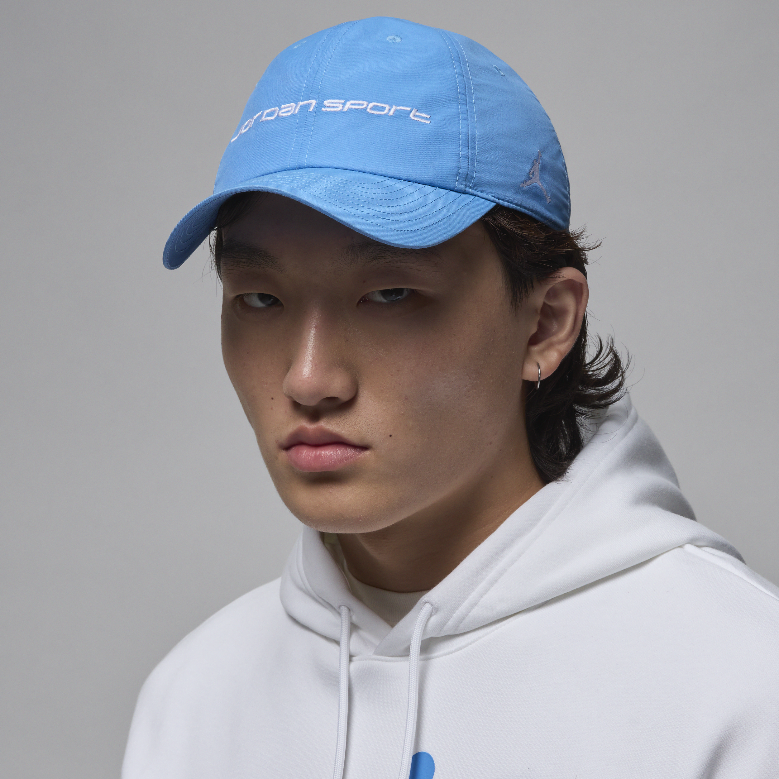 Shop Jordan Club Unstructured Hat In Blue