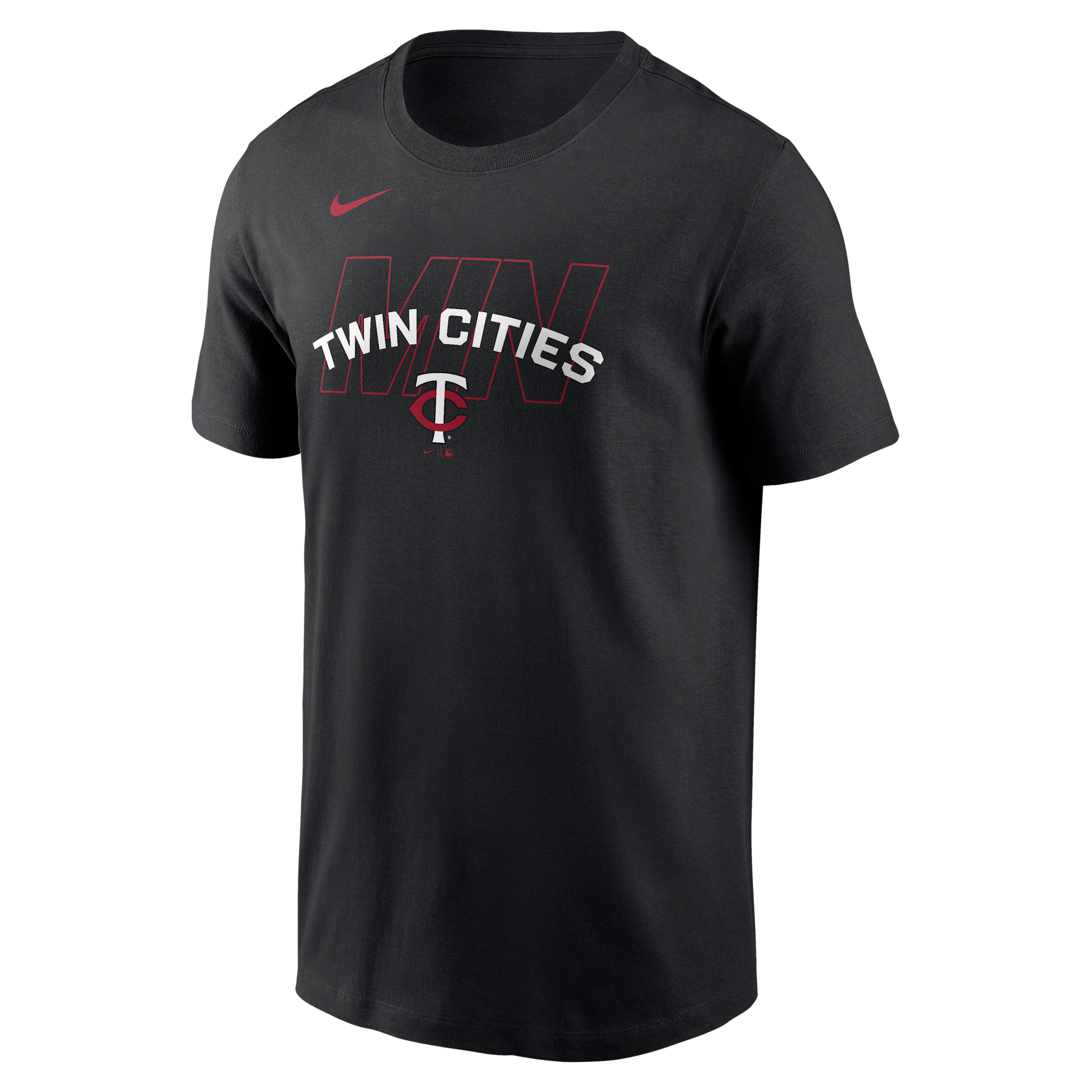 Minnesota Twins Fashion Nike Men's MLB T-Shirt in Black | N19900ATIS-19Z