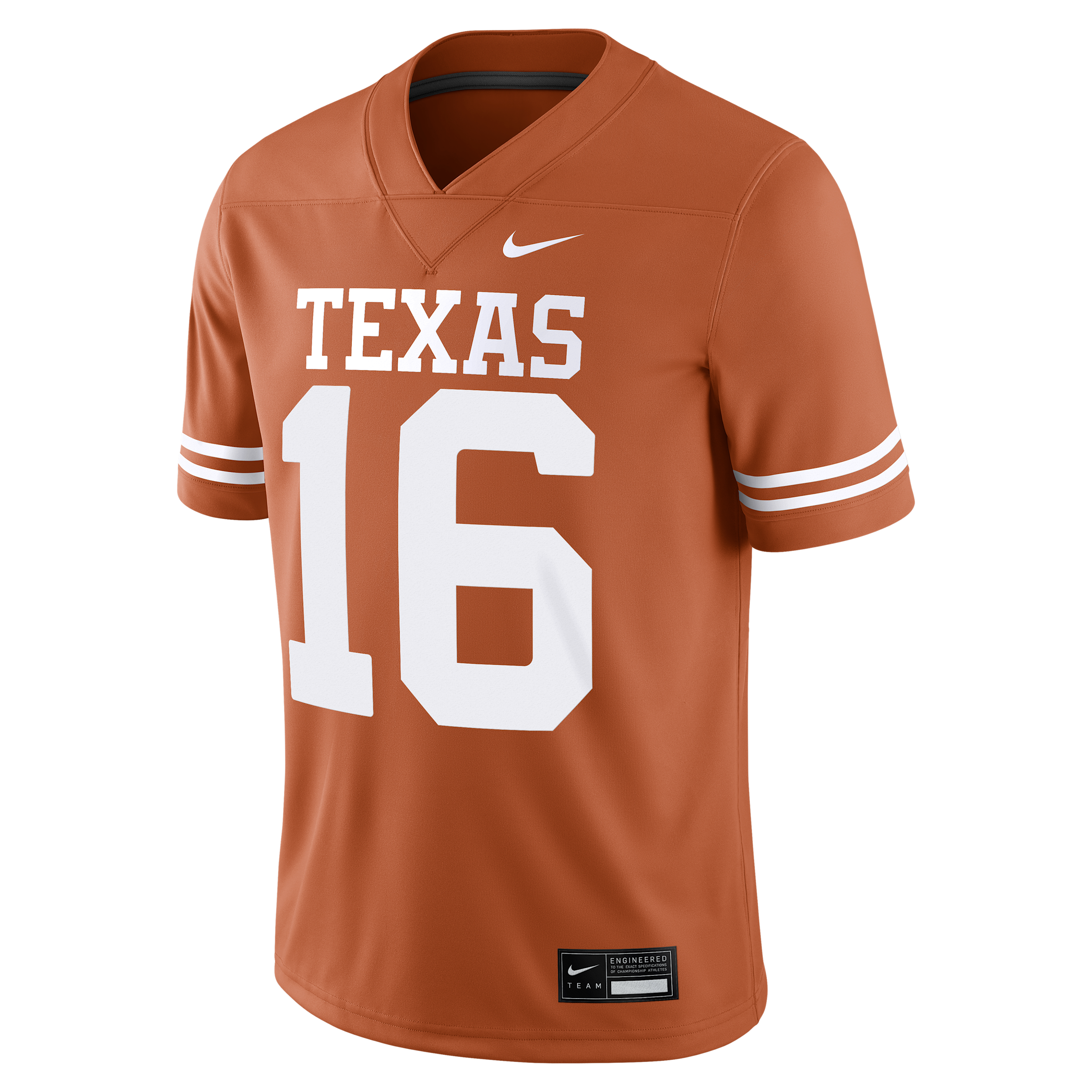 Arch Manning Texas Nike Men's Dri-FIT College Game Jersey in Orange | NC2F095ITXE-K13