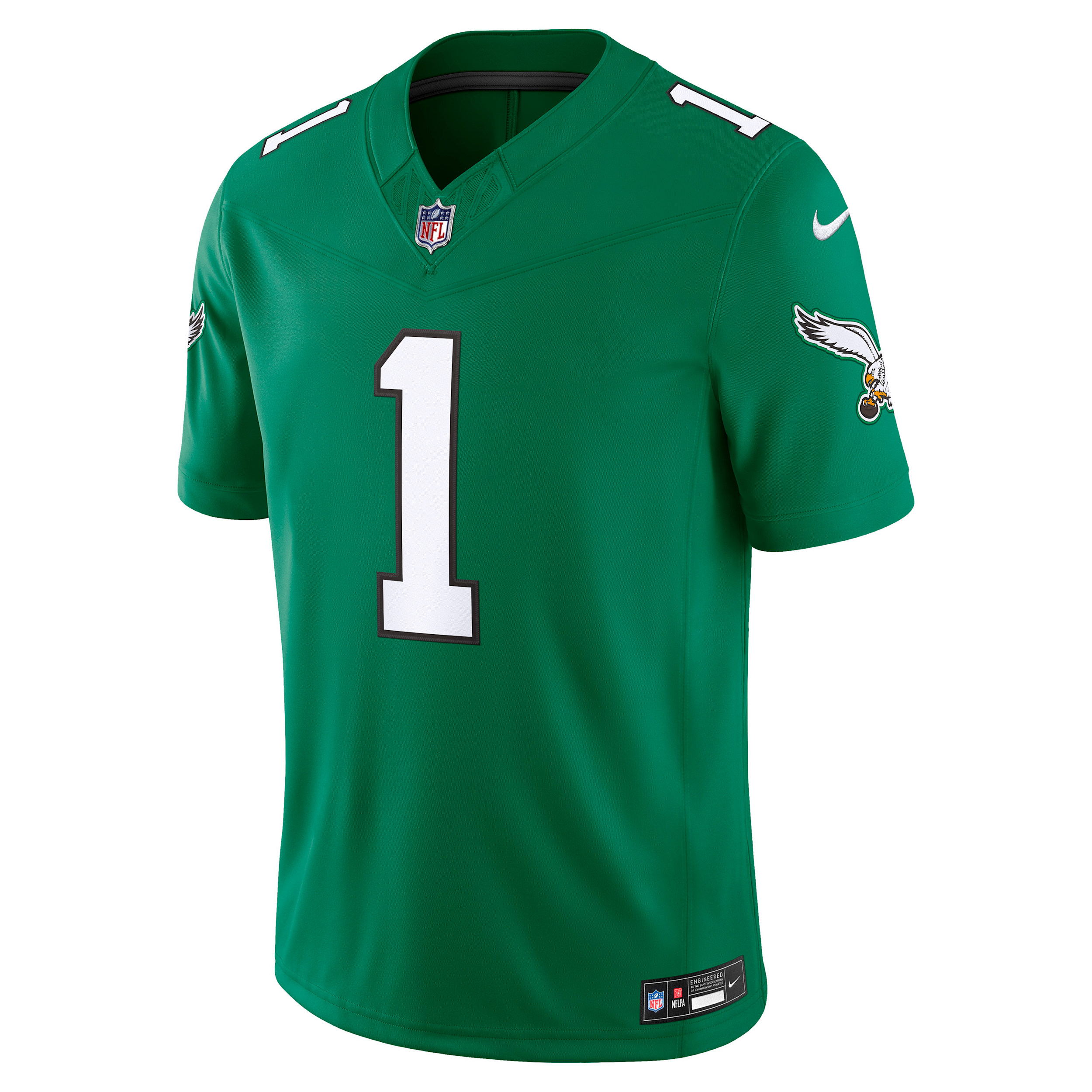 Nike Men's Jalen Hurts Kelly Green Philadelphia Eagles Alternate Vapor F.u.s.e. Stitched Limited Jersey - Kelly Green