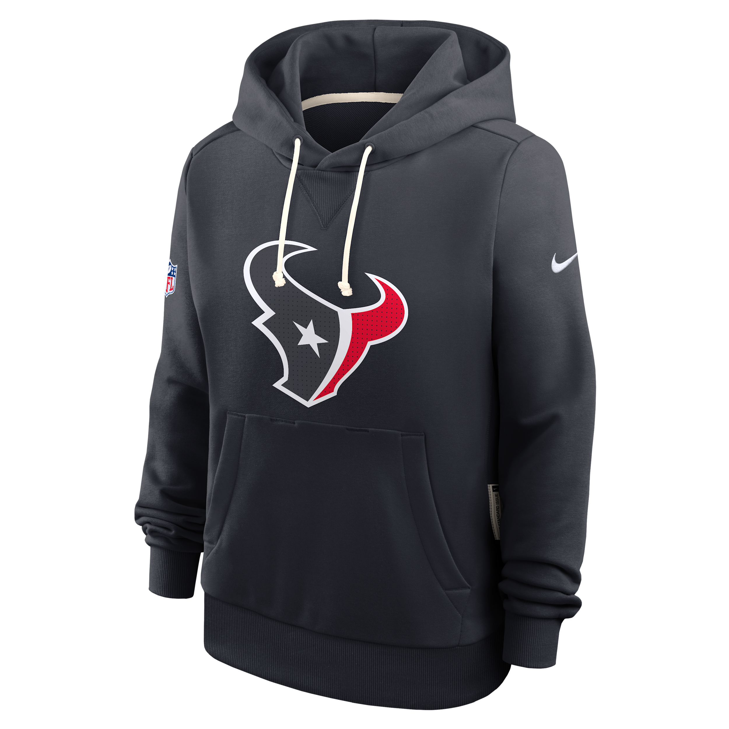 Nike Houston Texans Sideline Women's Dri-fit Nfl Pullover Hoodie In Black