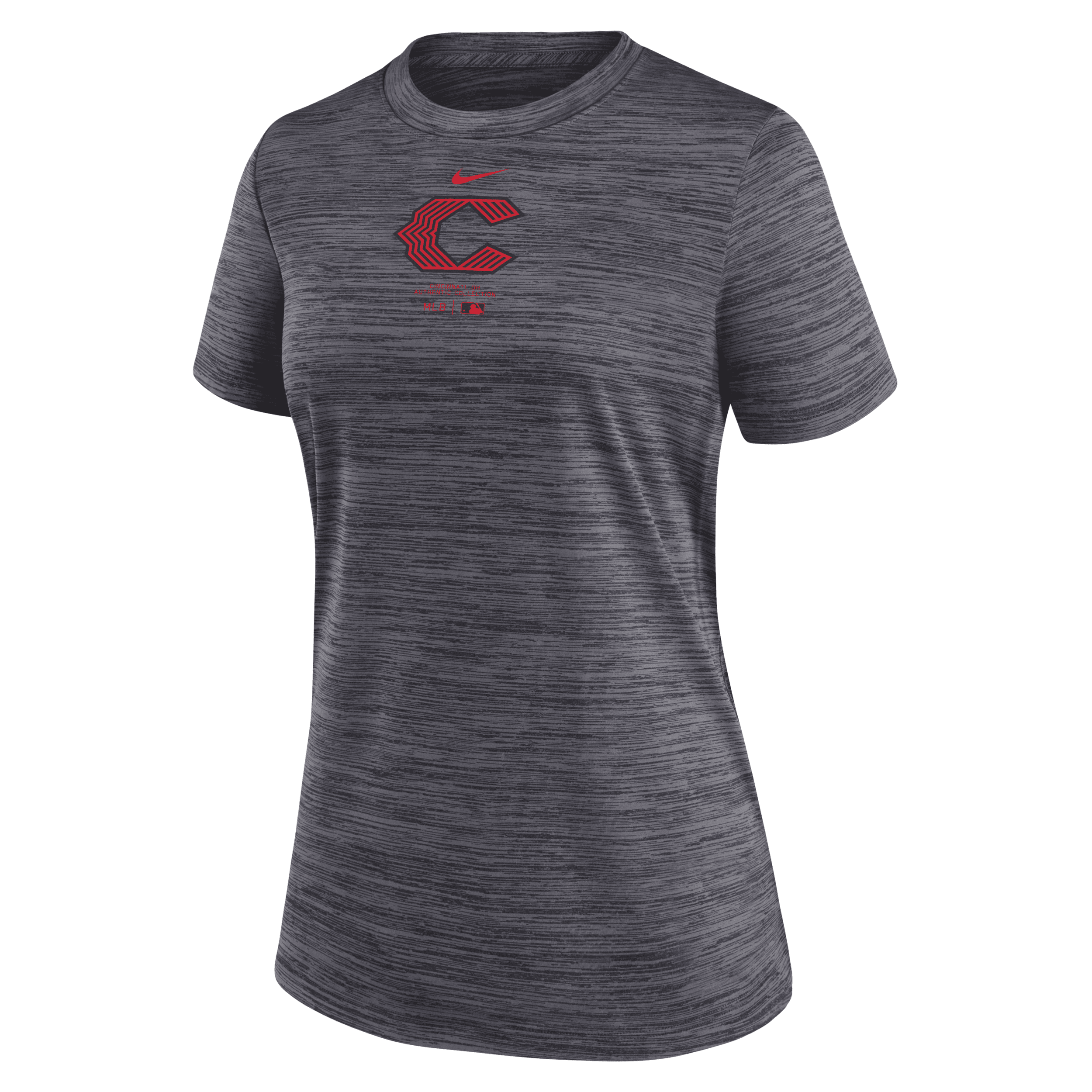 Shop Nike Cincinnati Reds Authentic Collection City Connect Practice Velocity  Women's Dri-fit Mlb T-shirt In Black