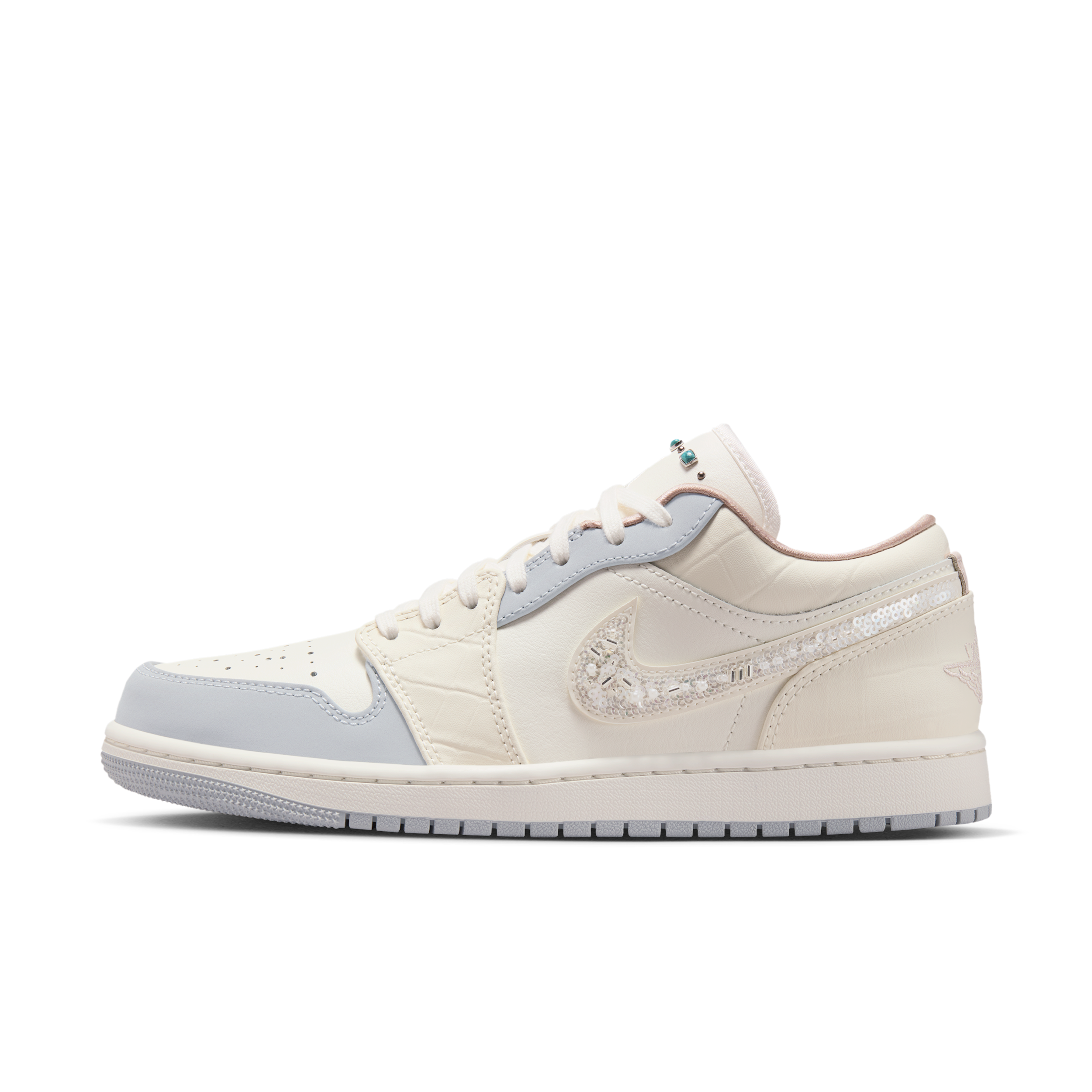Women's Air Jordan 1 Low Shoes in White | IH7323-100
