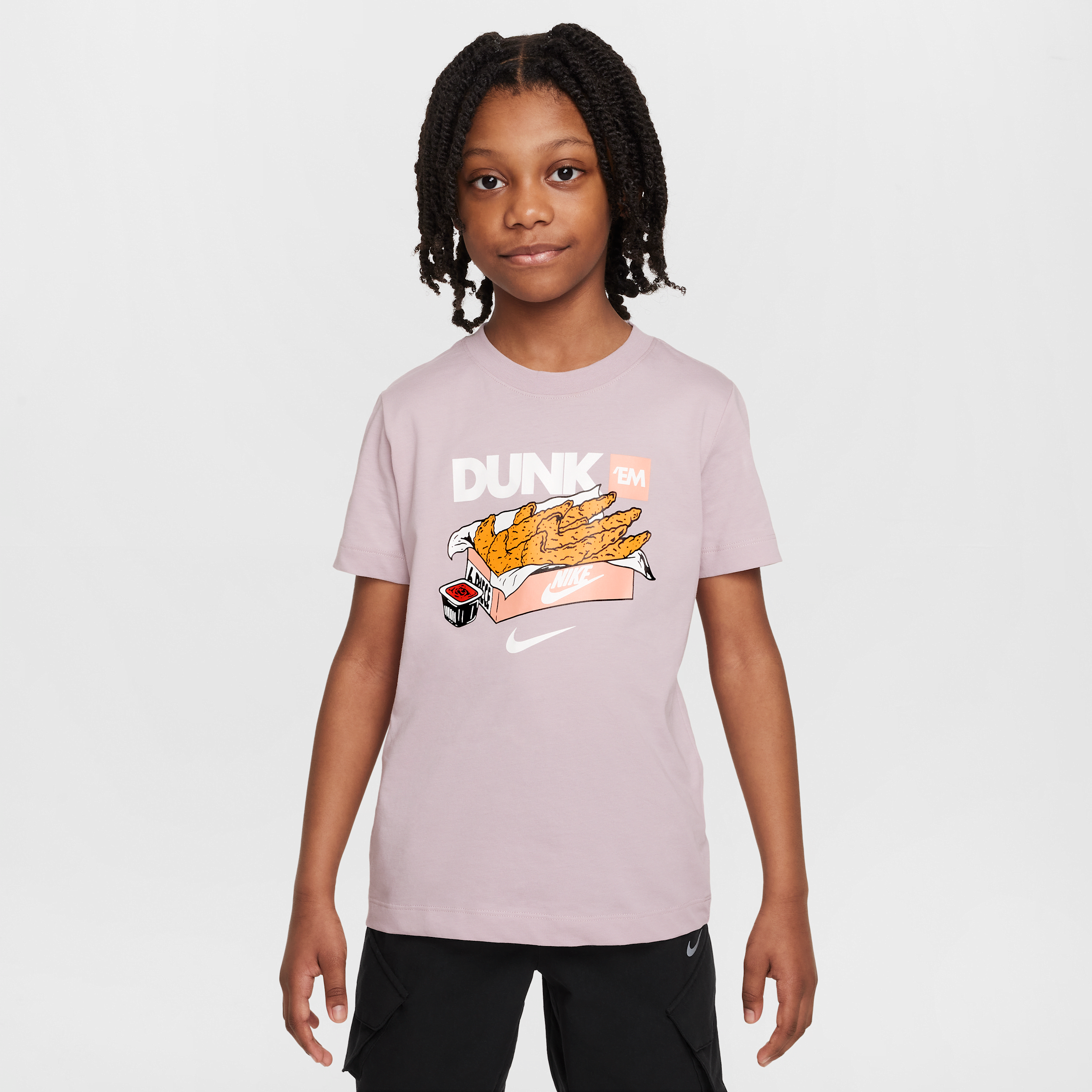 Nike Sportswear Big Kids' T-shirt In Pink