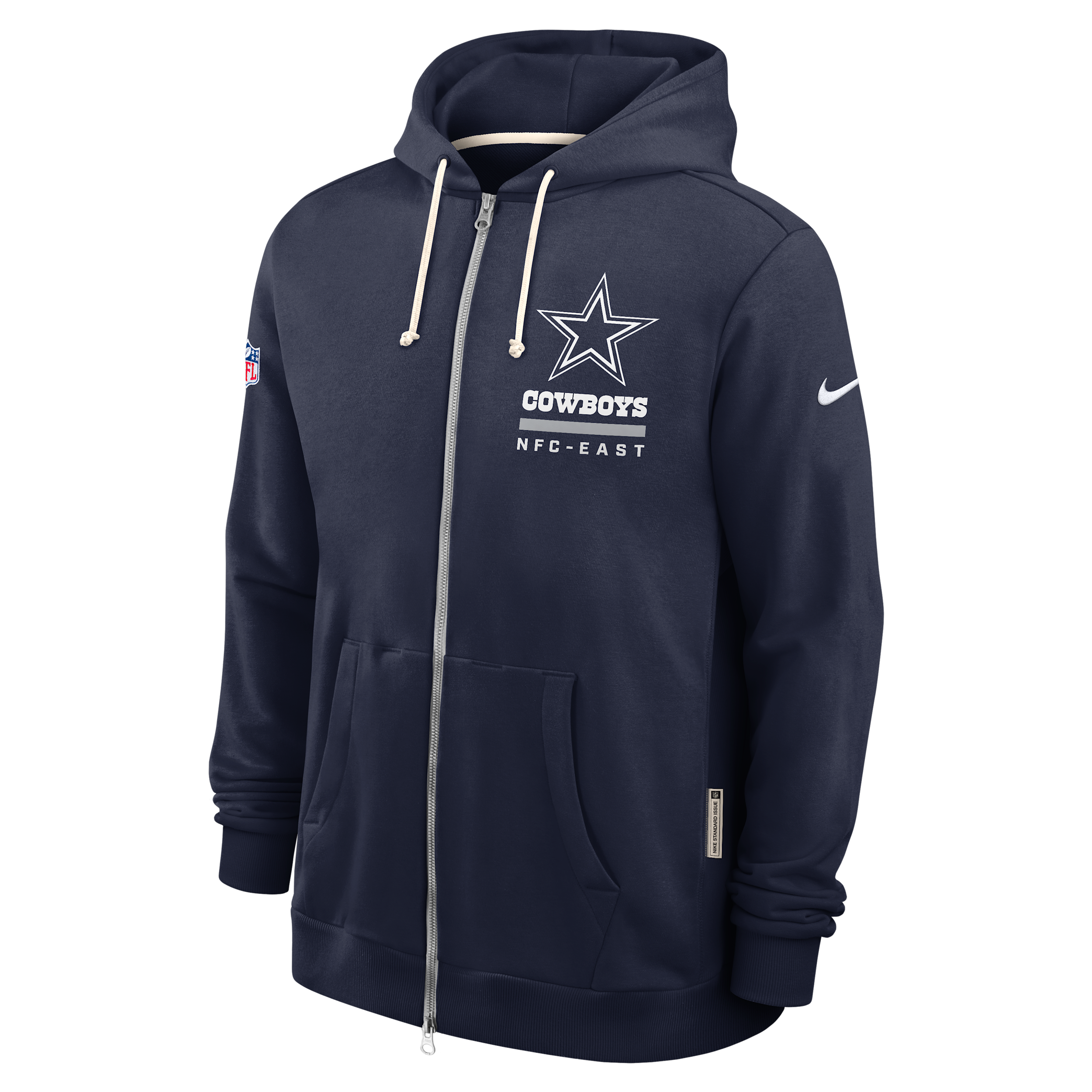 Nike Dallas Cowboys Utility Player Sideline  Men's Dri-fit Nfl Full-zip Hoodie In Blue