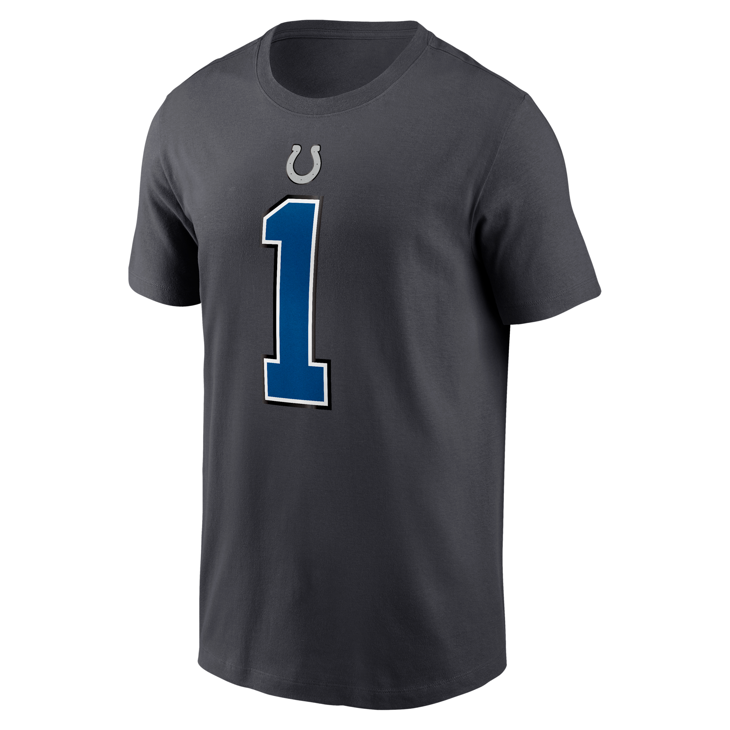 Men's Nike Ahmad Sauce Gardner Anthracite Indianapolis Colts 2026 Rivalries Collection Player Name & Number T-Shirt