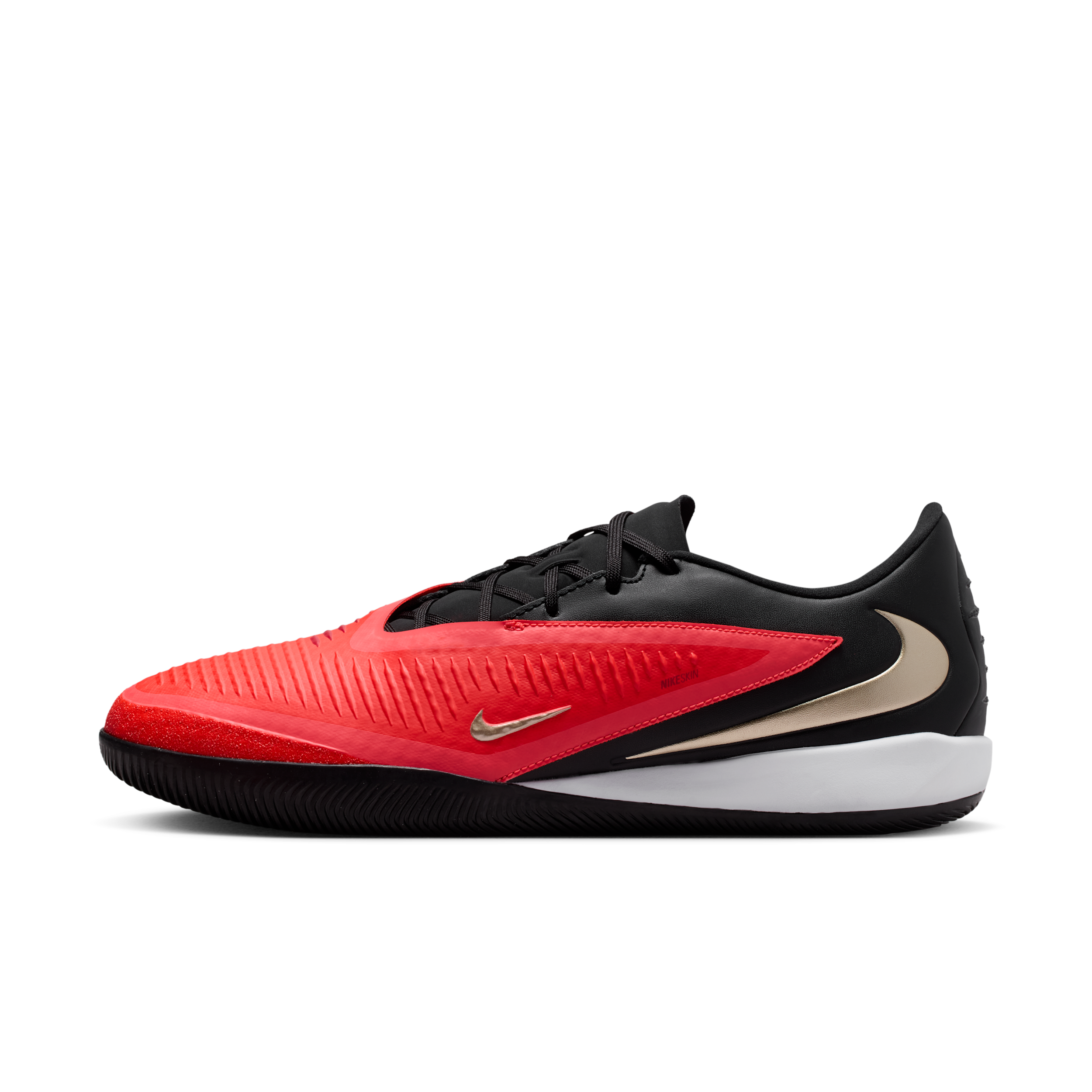 Nike Men's Phantom 6 Low Academy Indoor/Court Soccer Shoes in Red | HQ2319-600