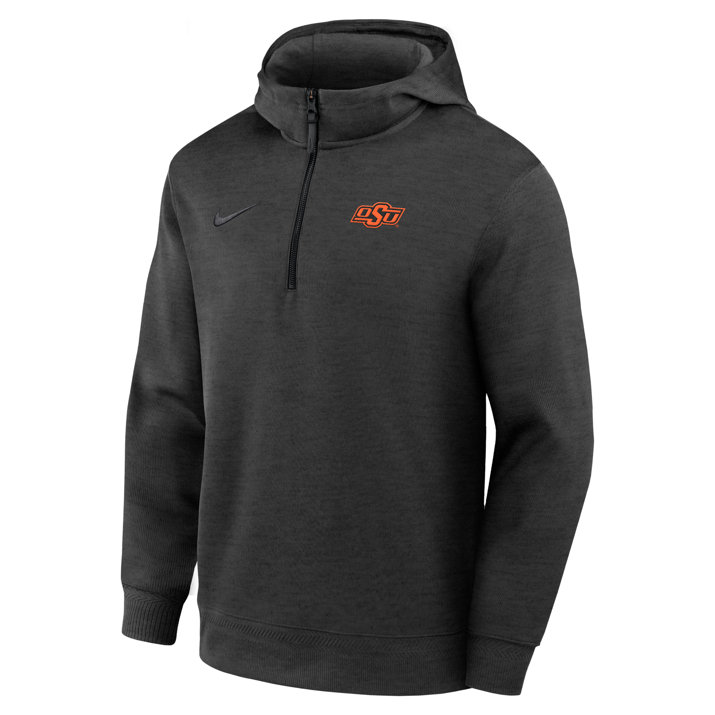 Nike Men's Oklahoma City Thunder Coaches Quarter-Zip Dri-fit Hoodie - Black