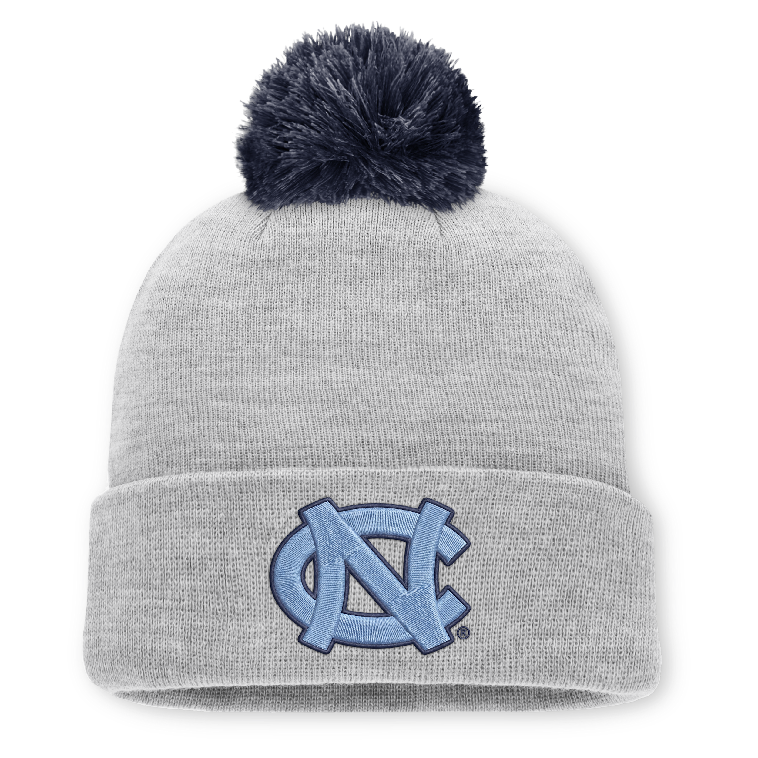 Men's North Carolina Peak Jordan Brand College Cuffed Beanie in Grey | JC1606GNCN-C9K