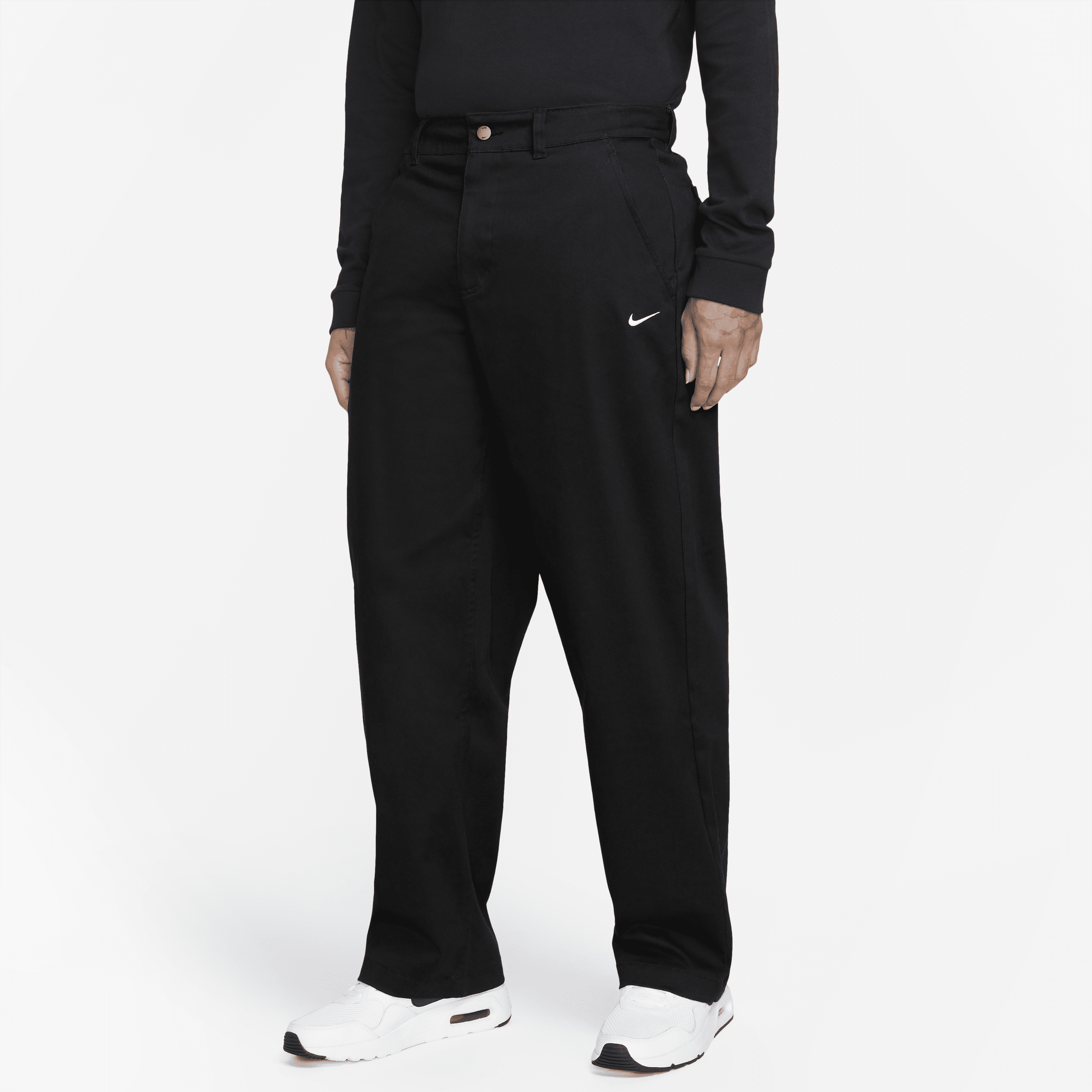 Shop Nike Men's Life El Chino Pants In Black
