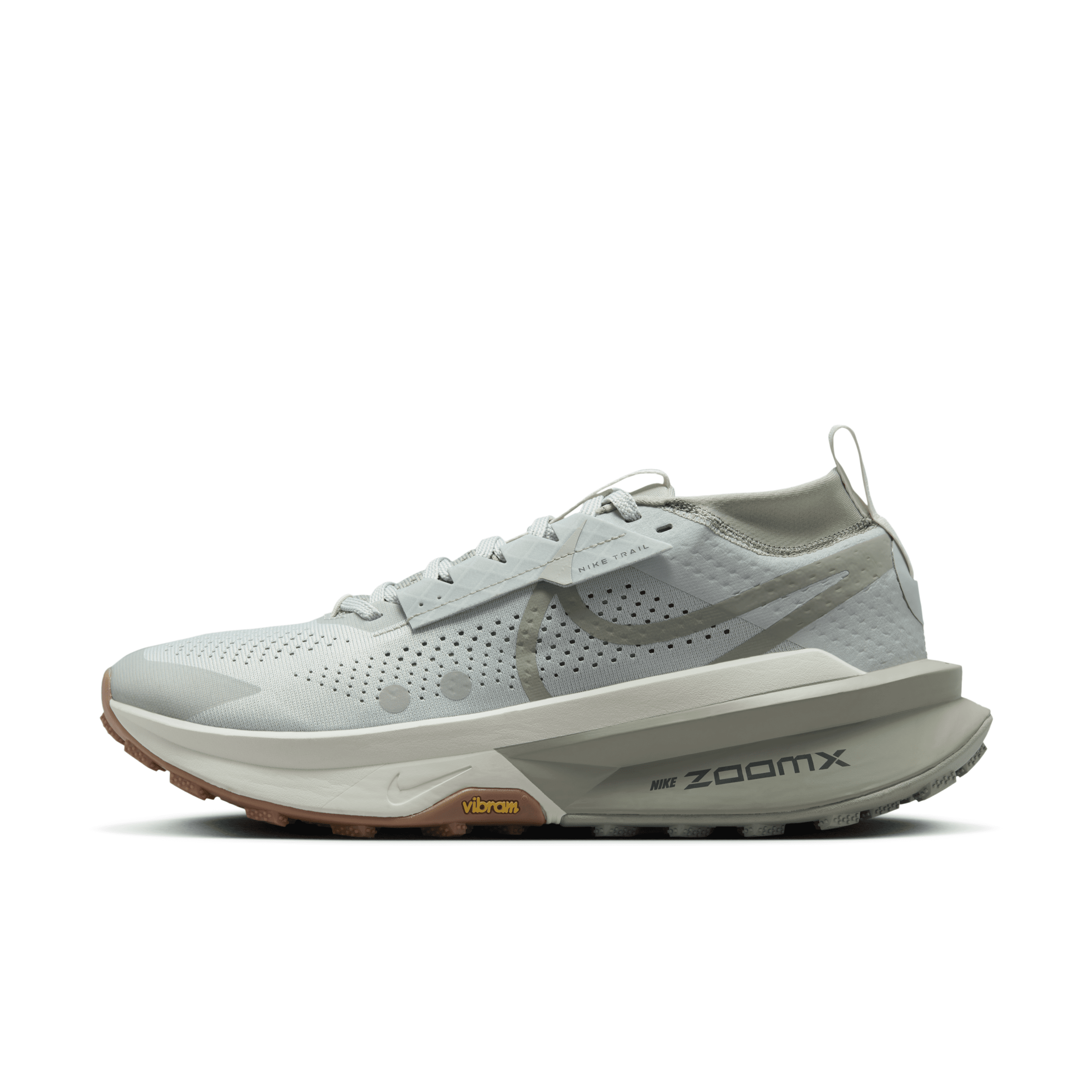 Shop Nike Men's Zegama 2 Trail Running Shoes In Grey