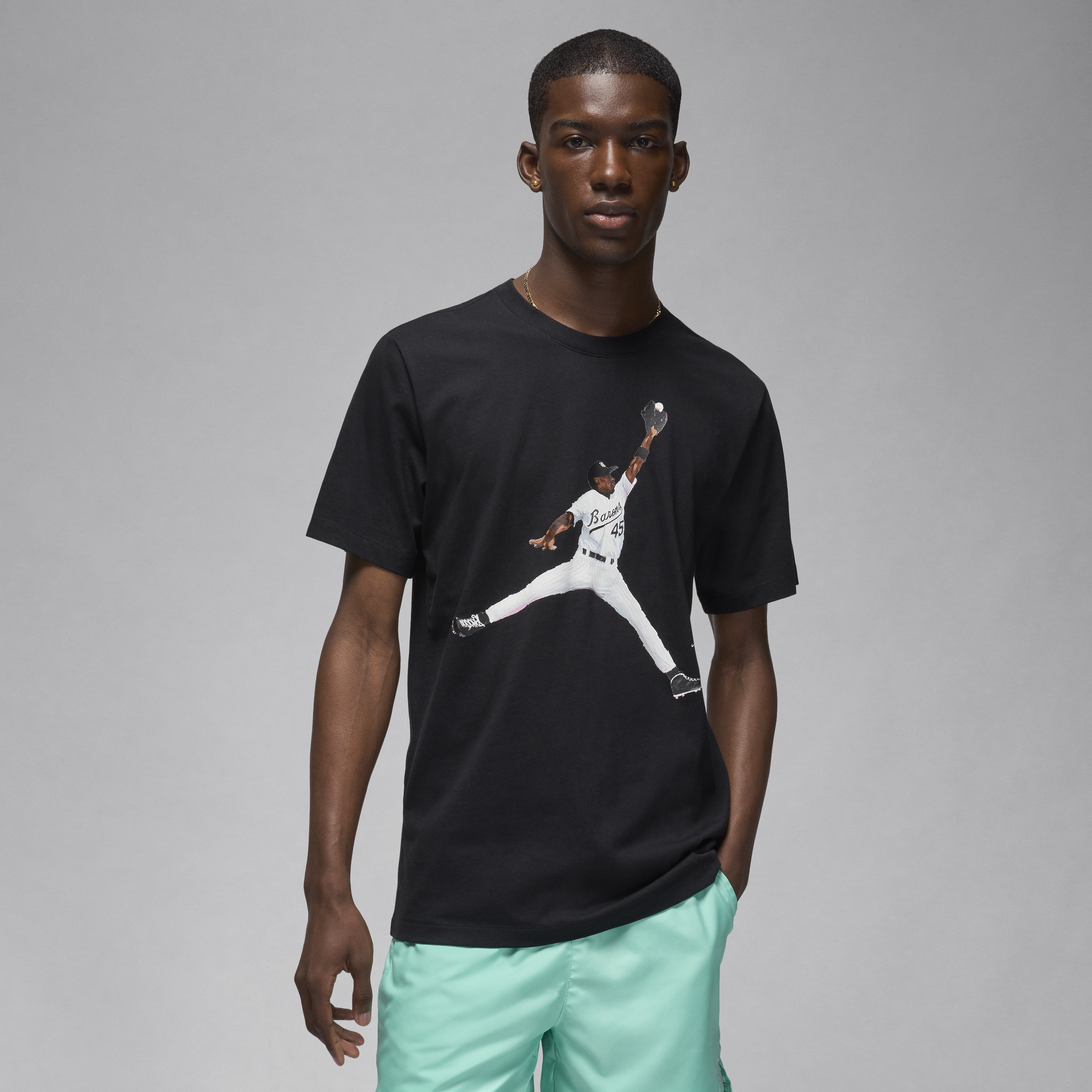 Shop Jordan Men's  Flight Mvp T-shirt In Black