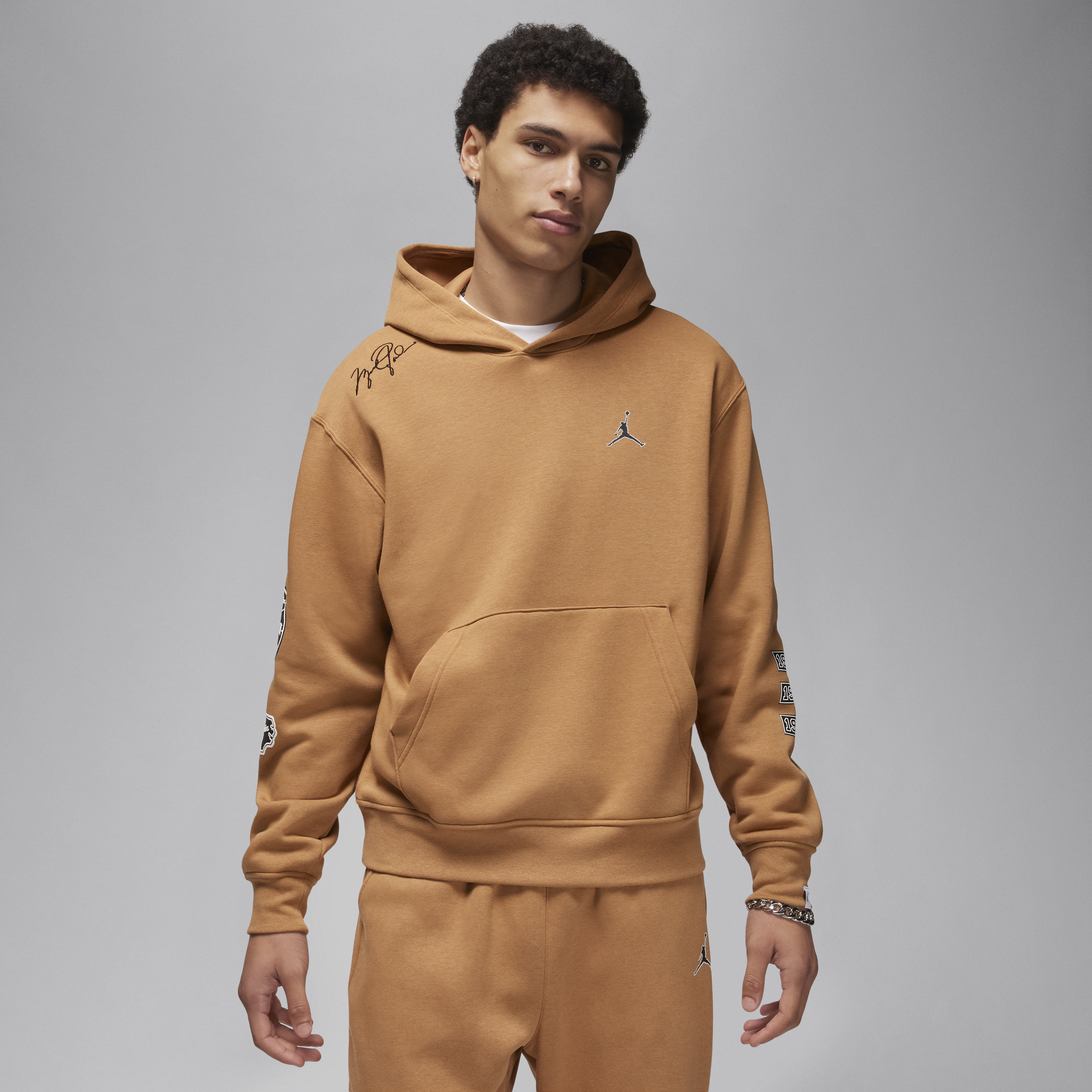 Jordan Men's  Essentials Fleece Pullover Hoodie In Brown