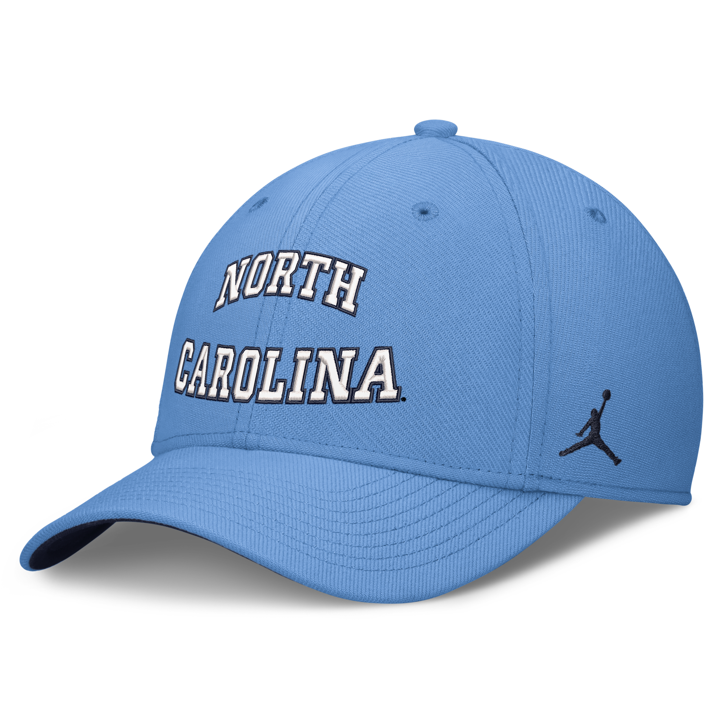 Nike Men's North Carolina Classic Swooshflex Jordan Brand Dri-FIT College Hat in Blue | JC3A4EYNCN-X2E