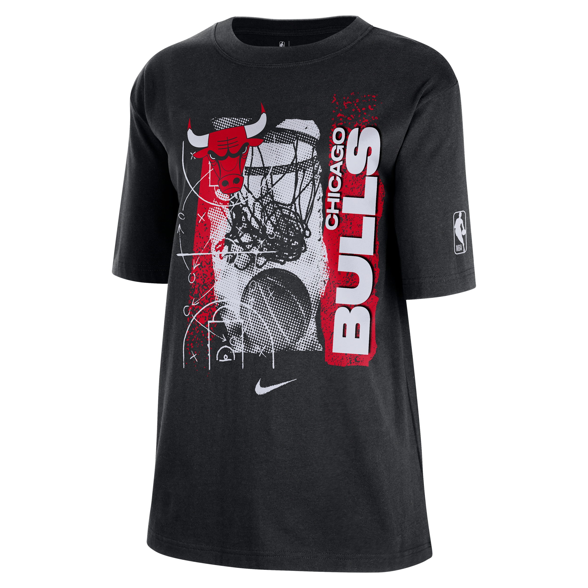 NIKE CHICAGO BULLS COURTSIDE  WOMEN'S NBA T-SHIRT