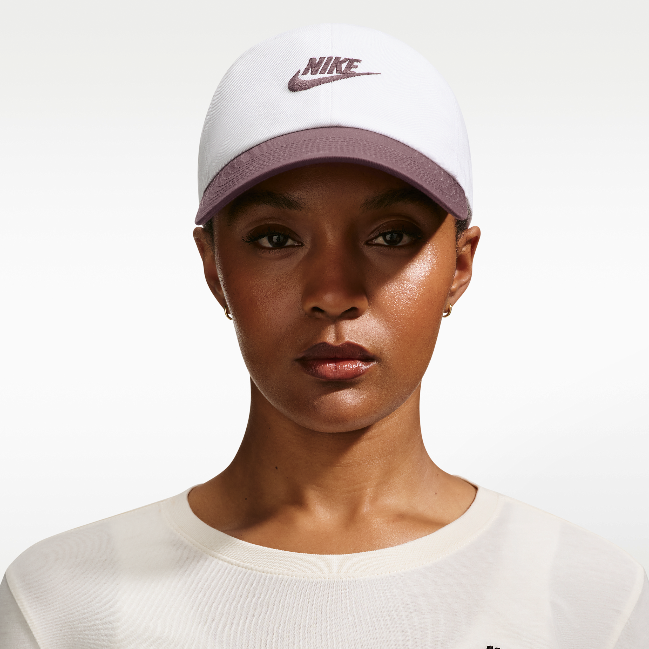 Nike Unisex Club Unstructured Futura Wash Cap in White | FB5368-104