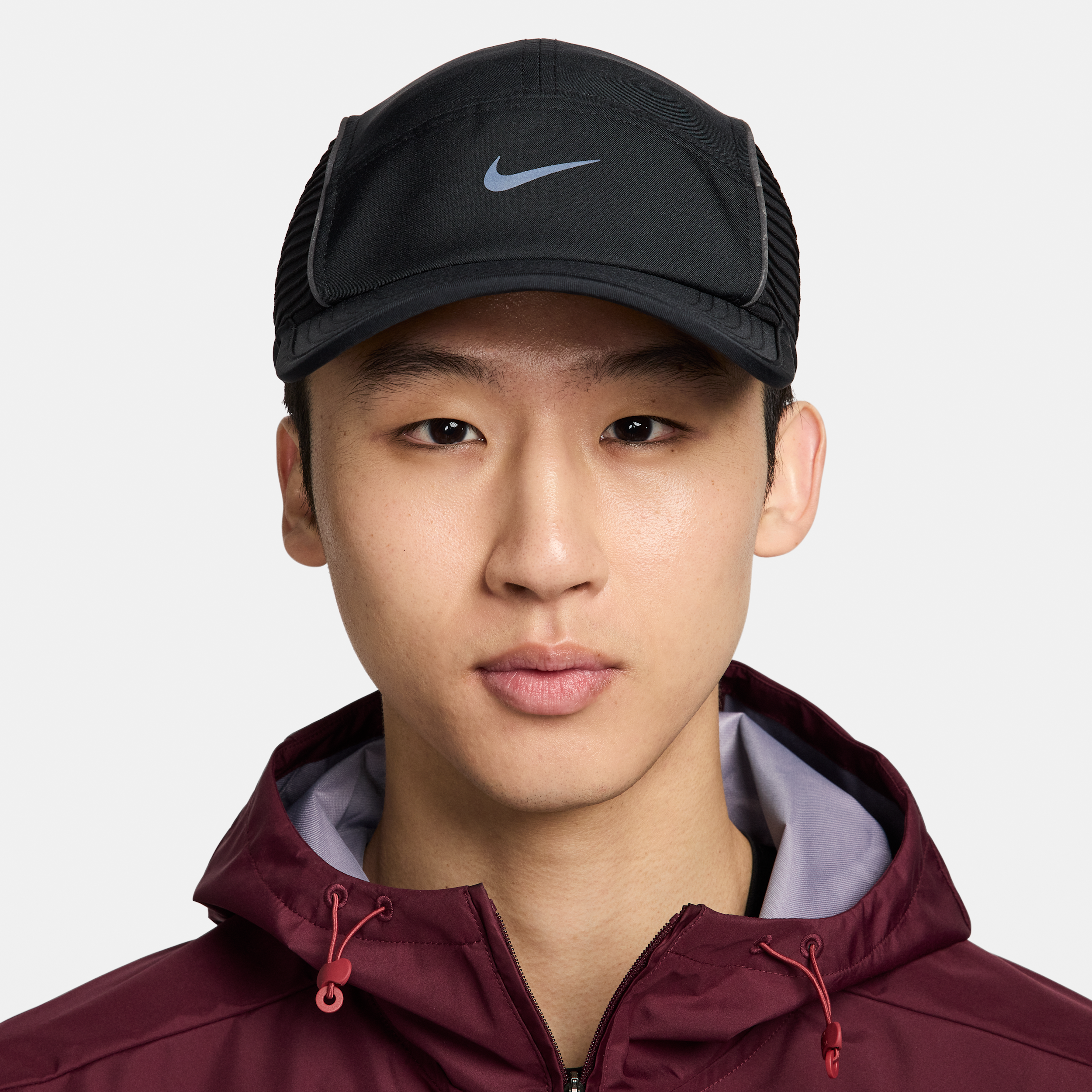 Nike Unisex Dri-FIT ADV Fly Unstructured AeroBill AeroAdapt Cap in Black, Size: M/L | FJ0736-010