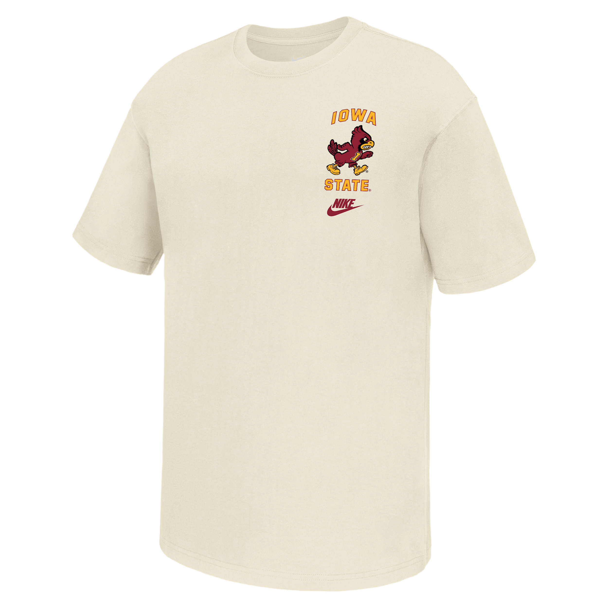 Iowa State Cyclones Nike Men's Football T-Shirt in White | M11766P395IAST-SAI