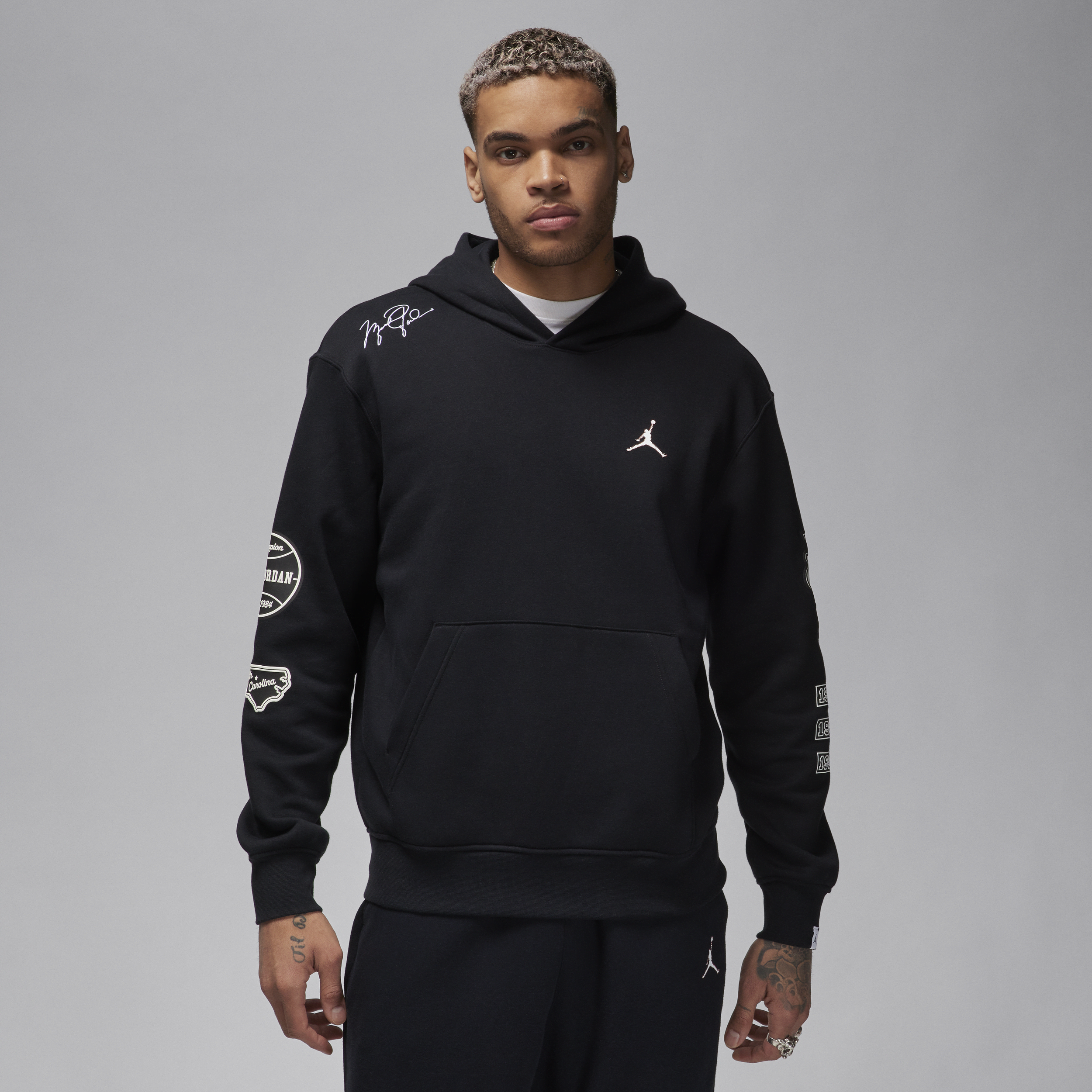 Jordan Men's  Essentials Fleece Pullover Hoodie In Black