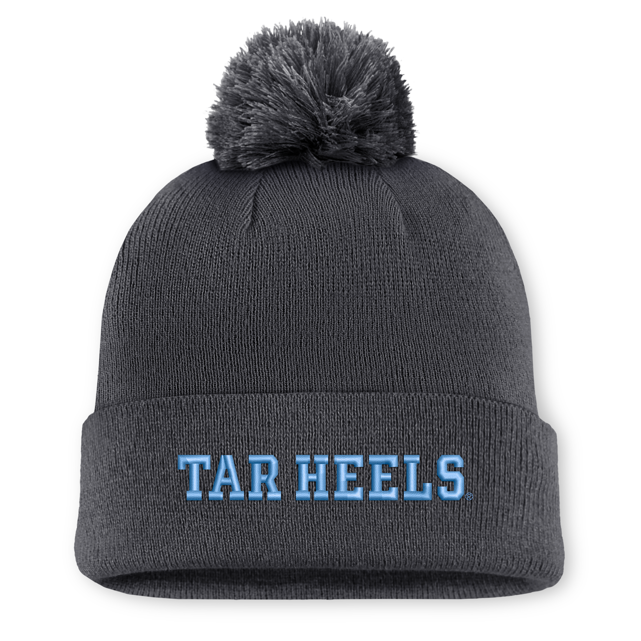 Nike Men's North Carolina Peak Jordan Brand College Cuffed Beanie in Grey | JC1606FNCN-V72