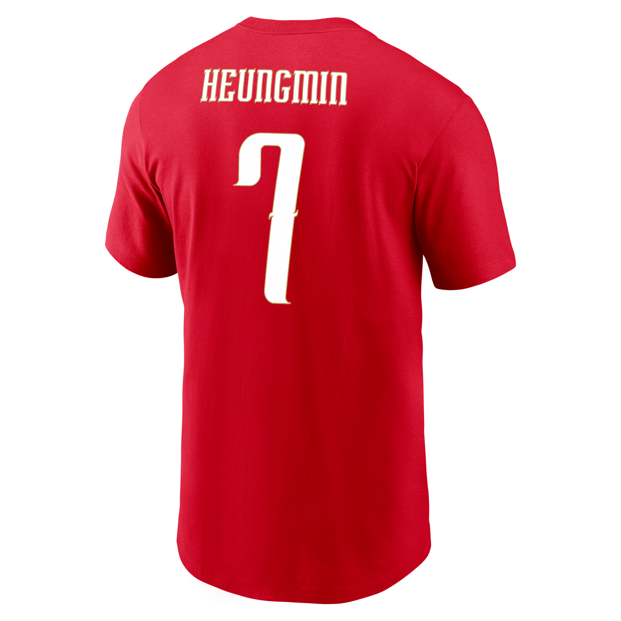 Nike Men's Son Heung-Min Red South Korea National Team Name Number T-Shirt - Red