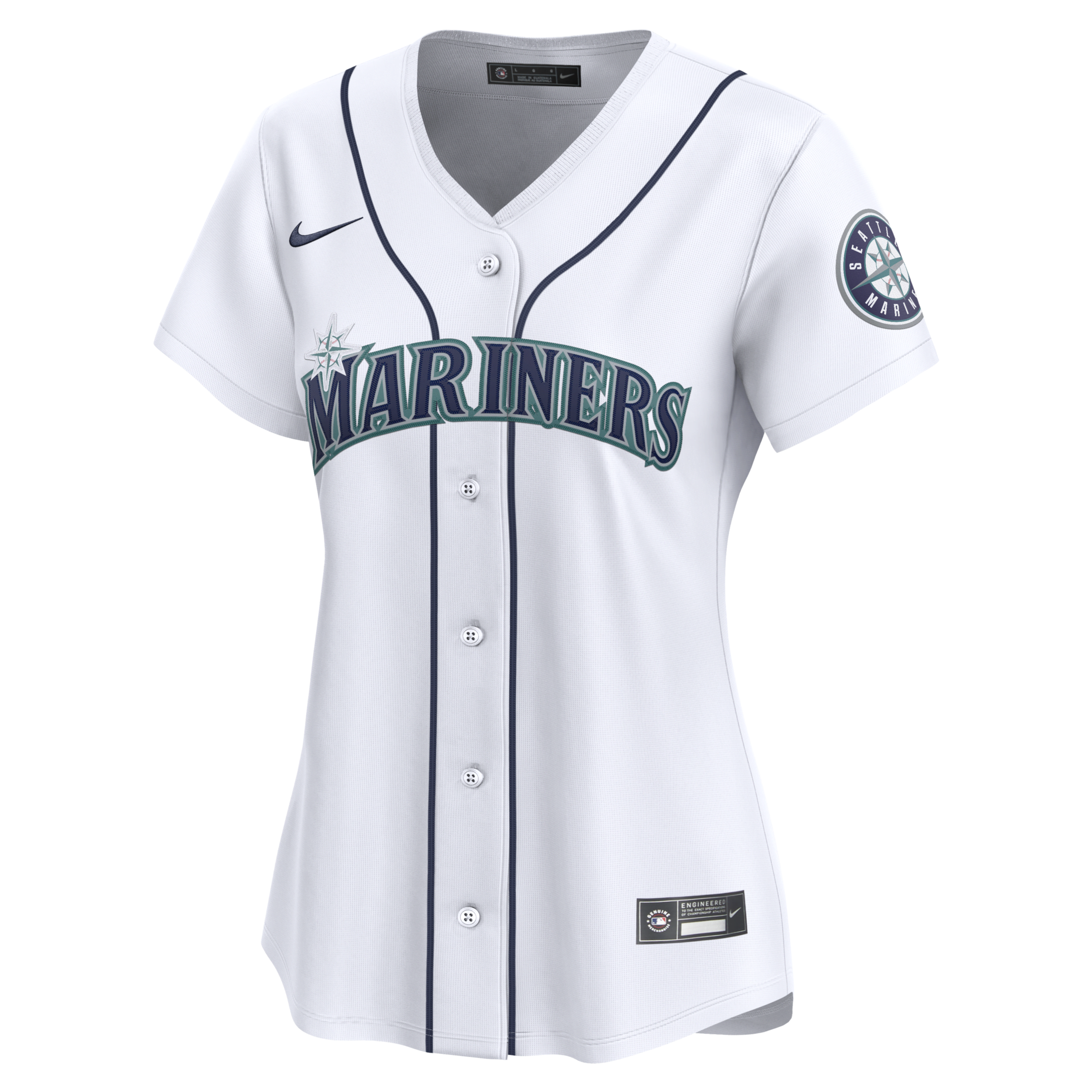 Nike Julio Rodriguez Seattle Mariners Women's Dri-fit Adv Mlb Limited Jersey In White