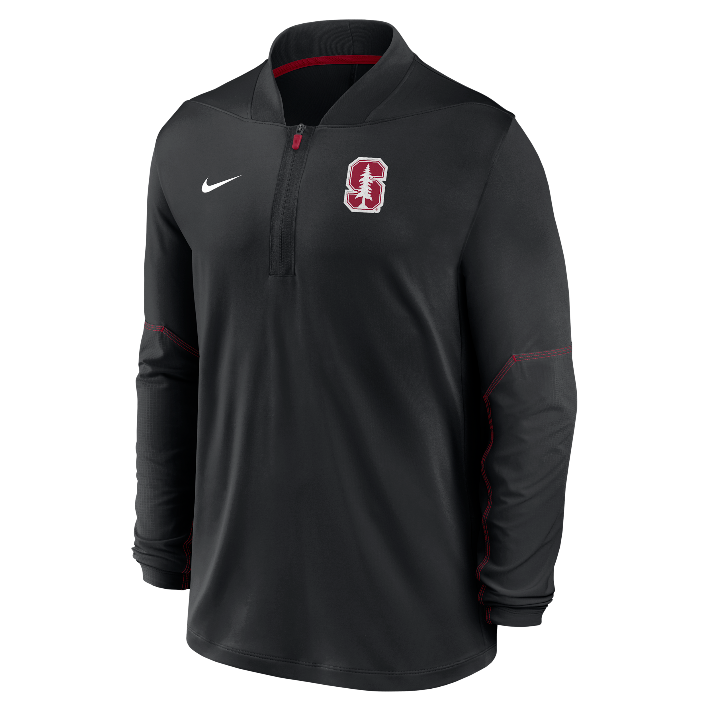 Nike Men's Black Stanford Cardinal 2026 Sideline Midweight Half-Zip Dri-fit Pullover - Black