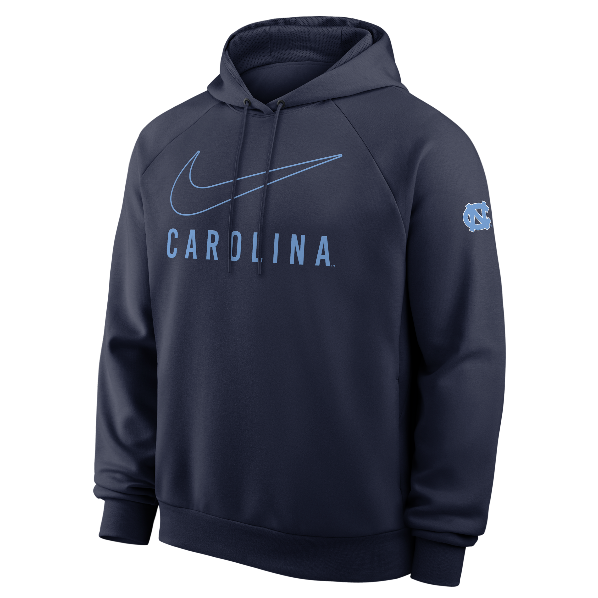 Jordan North Carolina Premium Performance Nike Men's Dri-fit College Pullover Hoodie In Blue