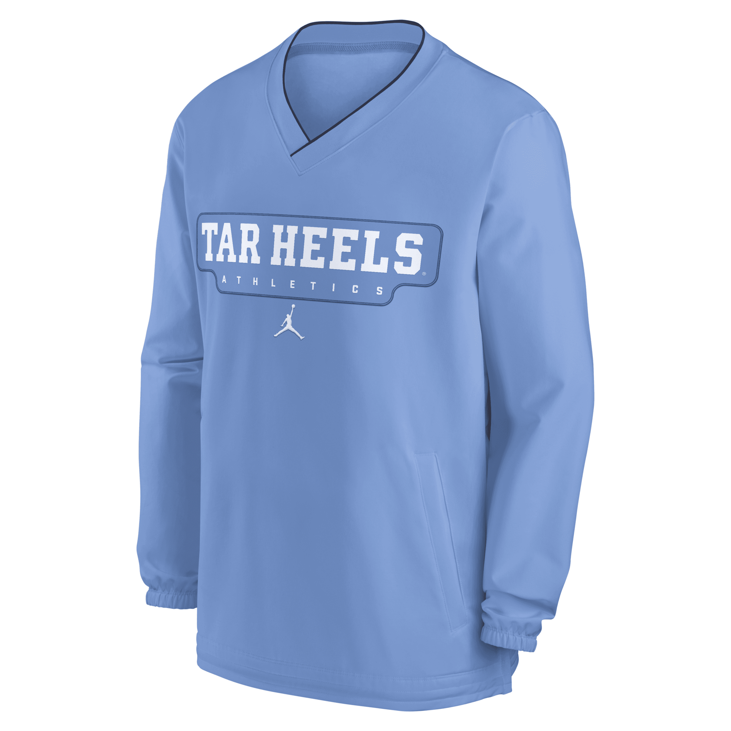 JORDAN NORTH CAROLINA TAR HEELS SIDELINE NIKE MEN'S COLLEGE LONG-SLEEVE WINDSHIRT 1015709642