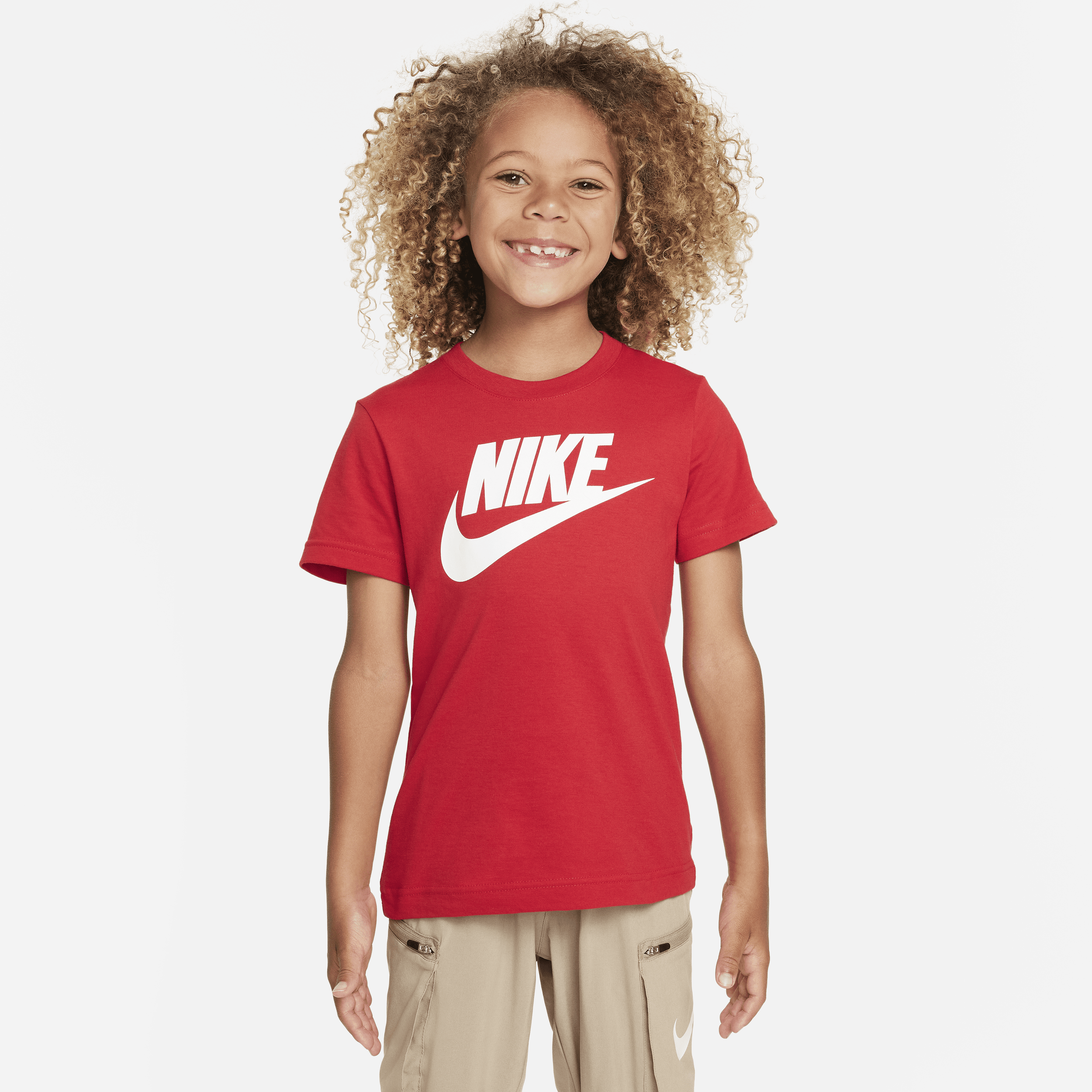 Nike Little Kids' T-shirt In Red