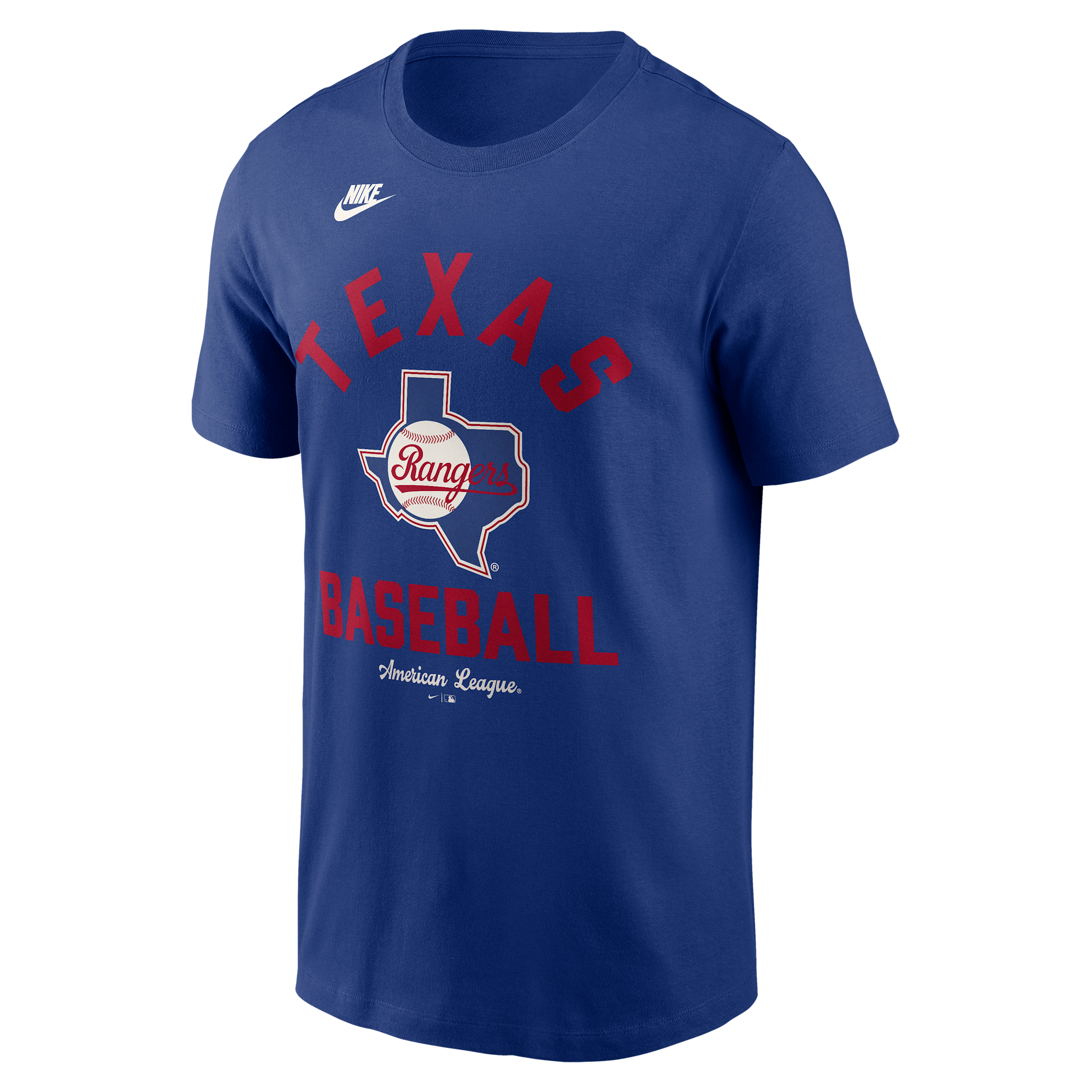 Texas Rangers Cooperstown Nike Men's MLB T-Shirt in Blue | N1994EWT75-079