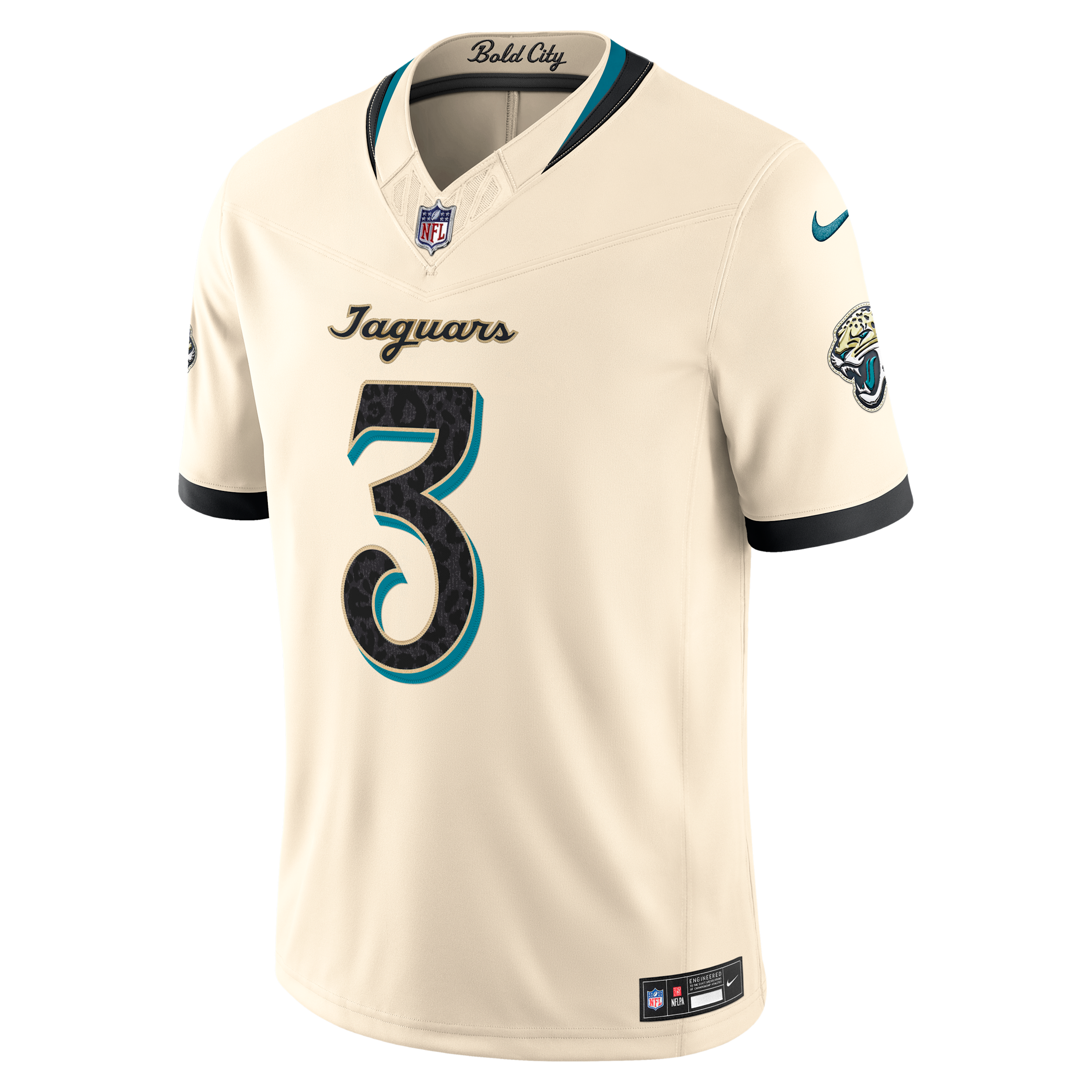 Nike Men's Jakobi Meyers Natural Jacksonville Jaguars 2026 Rivalries Collection Vapor F.u.s.e Stitched Limited Jersey - Natural