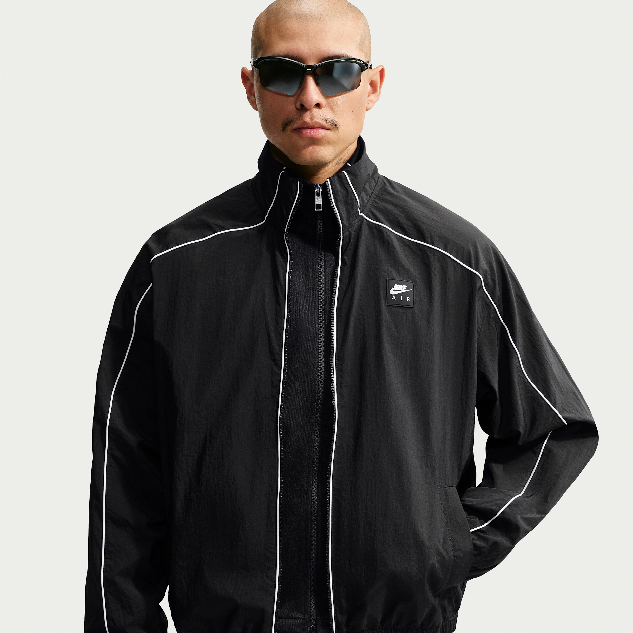 Nike Men's Air Woven Track Jacket in Black | IM5568-010