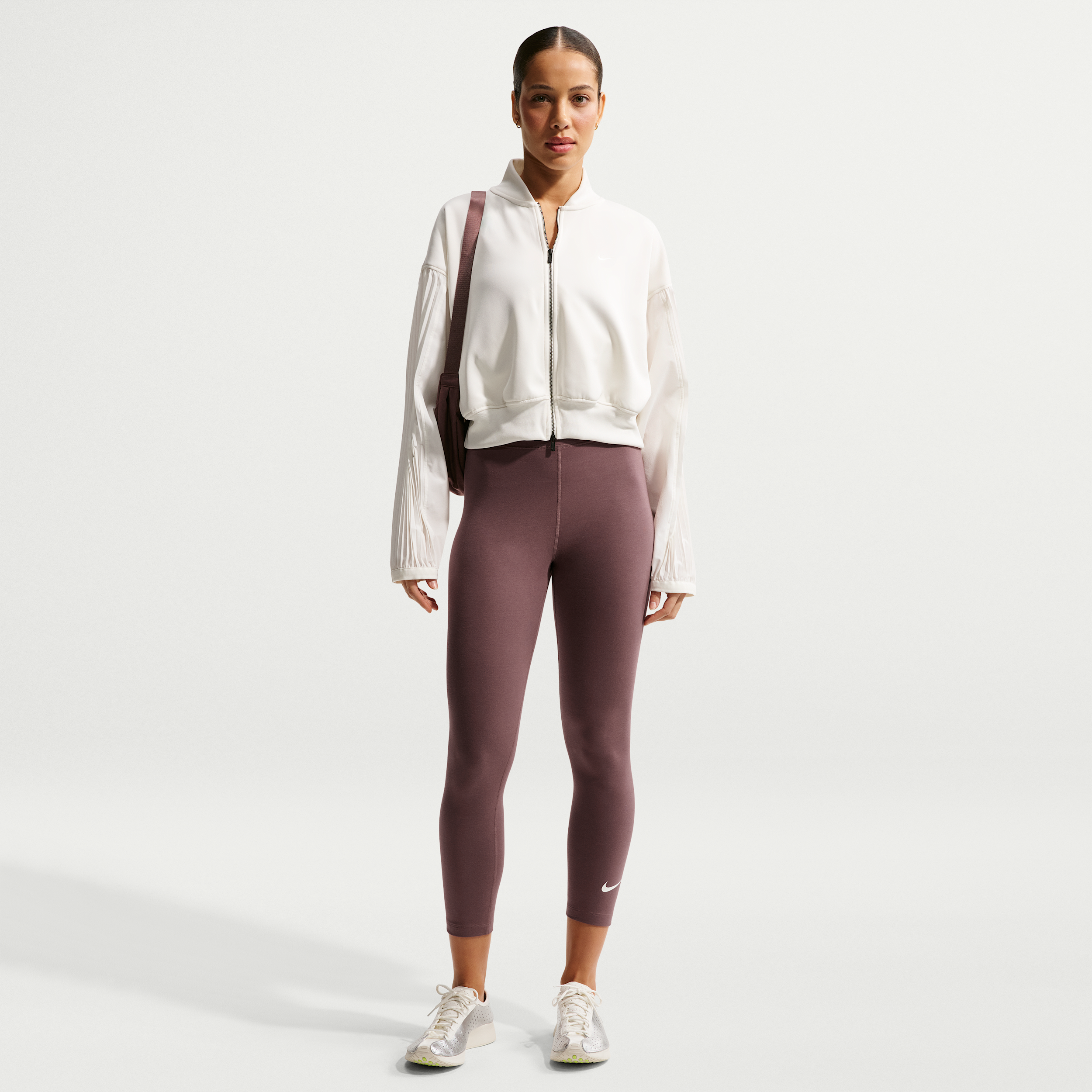 Women's Nike Sportswear Classic High-Waisted 7/8 Leggings in Purple | DV7789-502